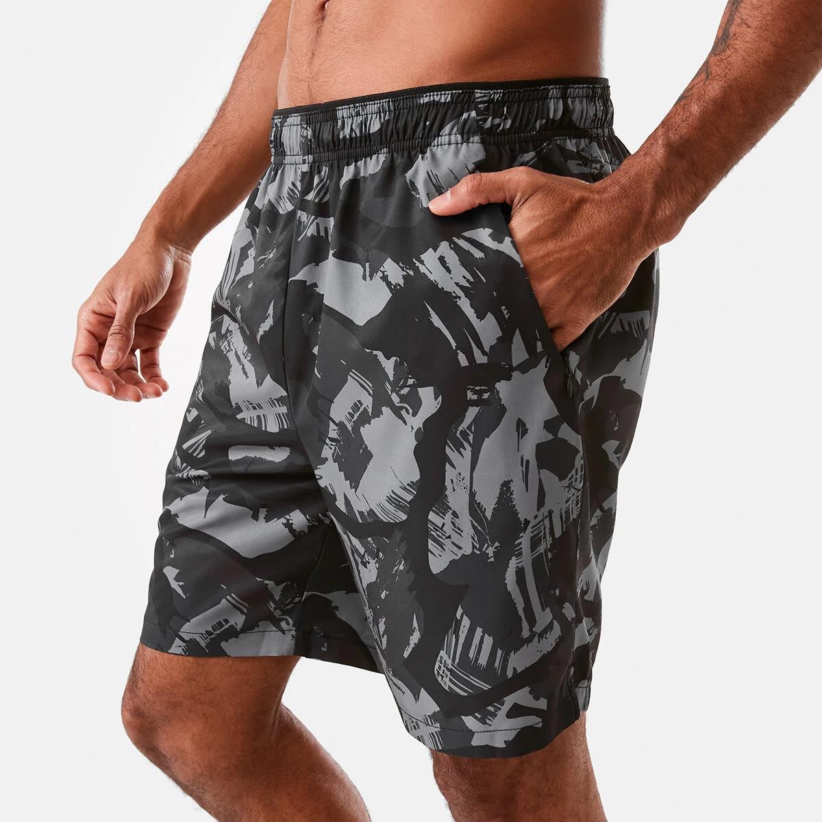 2 Active Mens Gym Shorts Brush Camo, 2 of 7