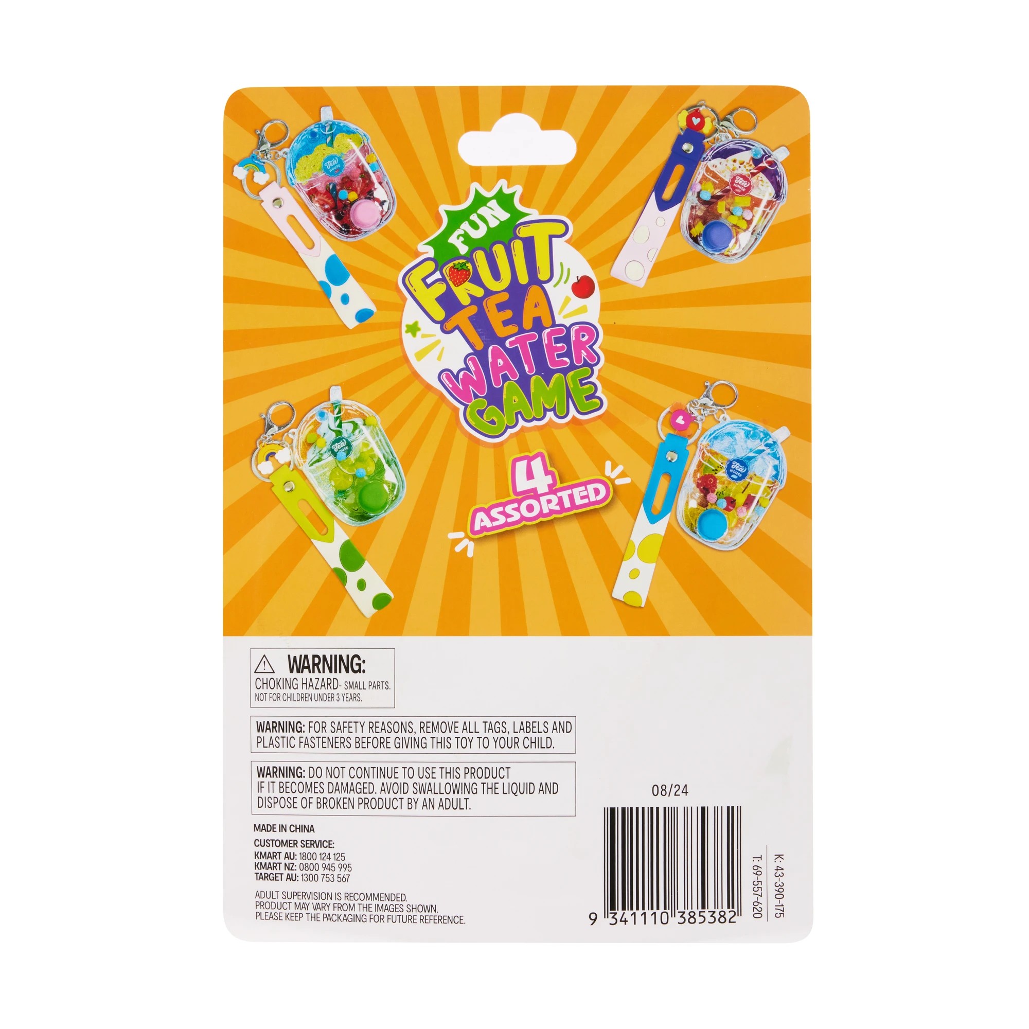 10 Fun Fruit Tea Water Game - Assorted, 10 of 10