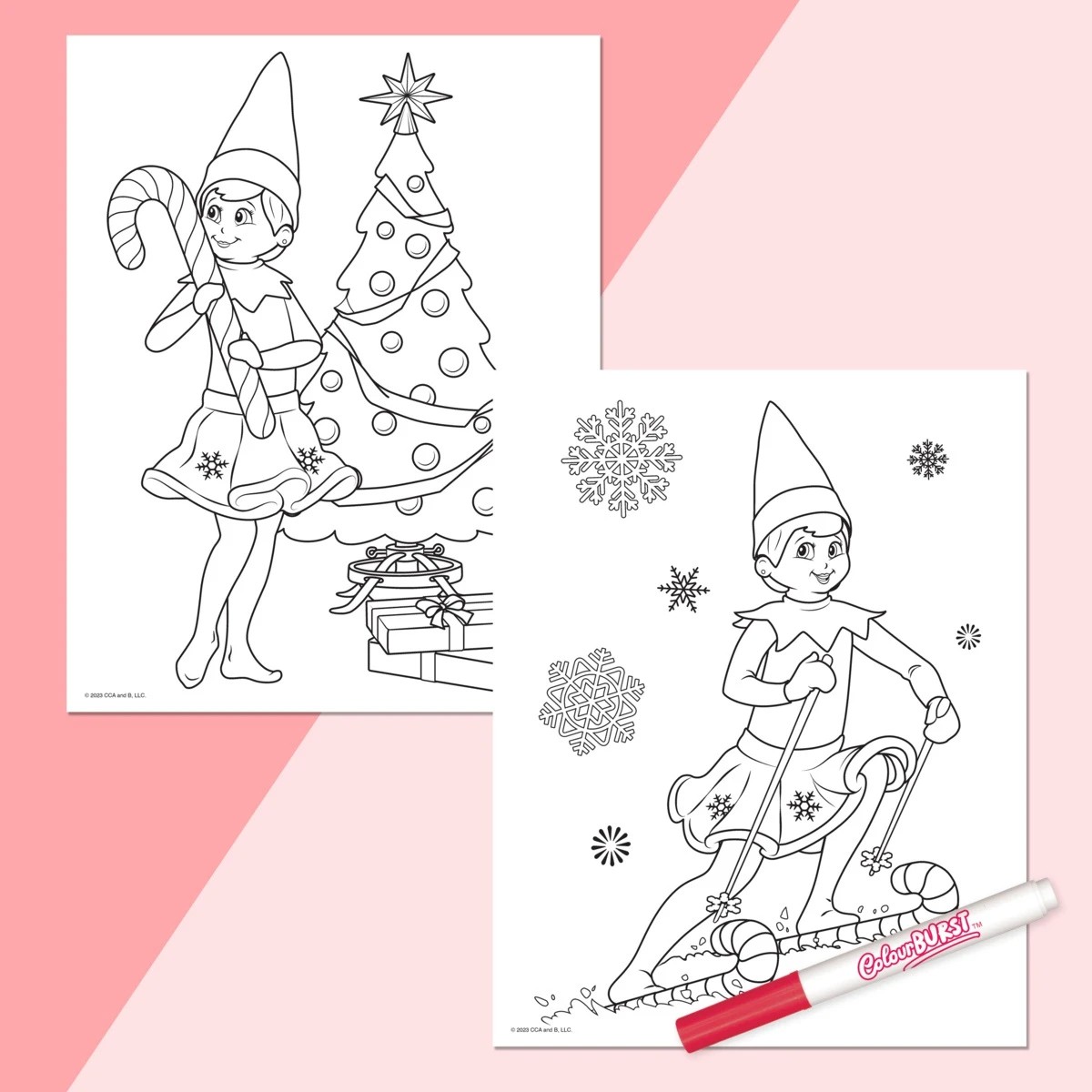 4 INKredibles The Elf on the Shelf: A Christmas Tradition ColourBurst Mess-Free Activity Kit - Book, 4 of 6