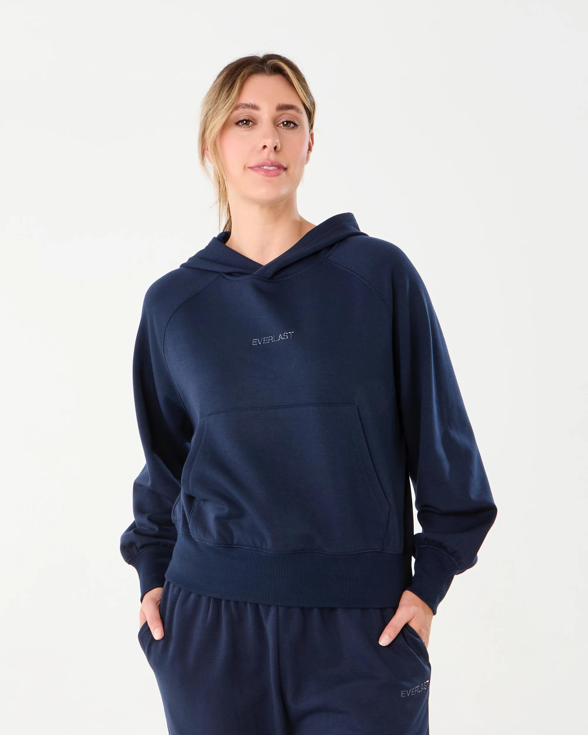 1 Everlast Womens Evercloud Hoodie Mood Indgo, 1 of 8