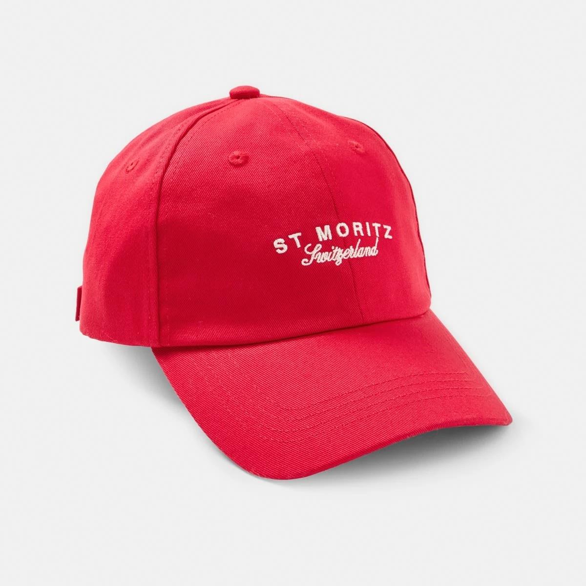 1 Slogan Cap ST MORITZ DEEP CHERRY, 1 of 4