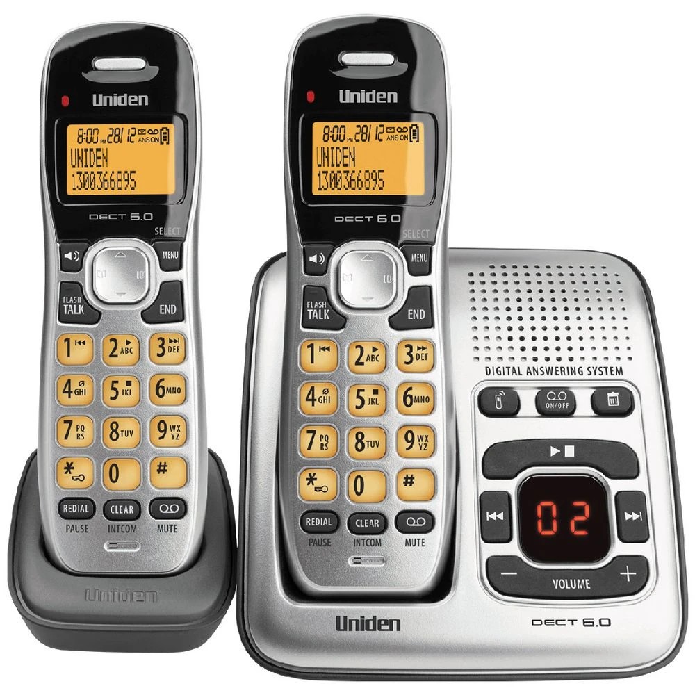 1 Uniden Cordless Phone Plus 1 Handset 1735+1, 1 of 1