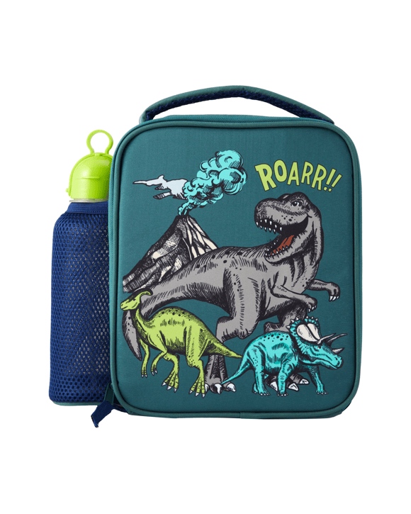 Dino Insulated Case and Bottle Set