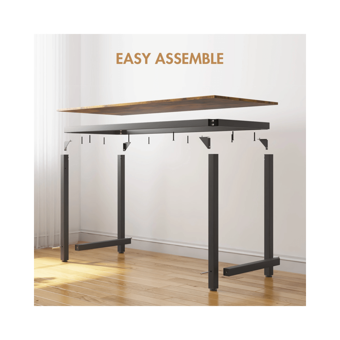 5 Advwin Computer Desk Home Office Table Study Laptop Desks 120cm, 5 of 9