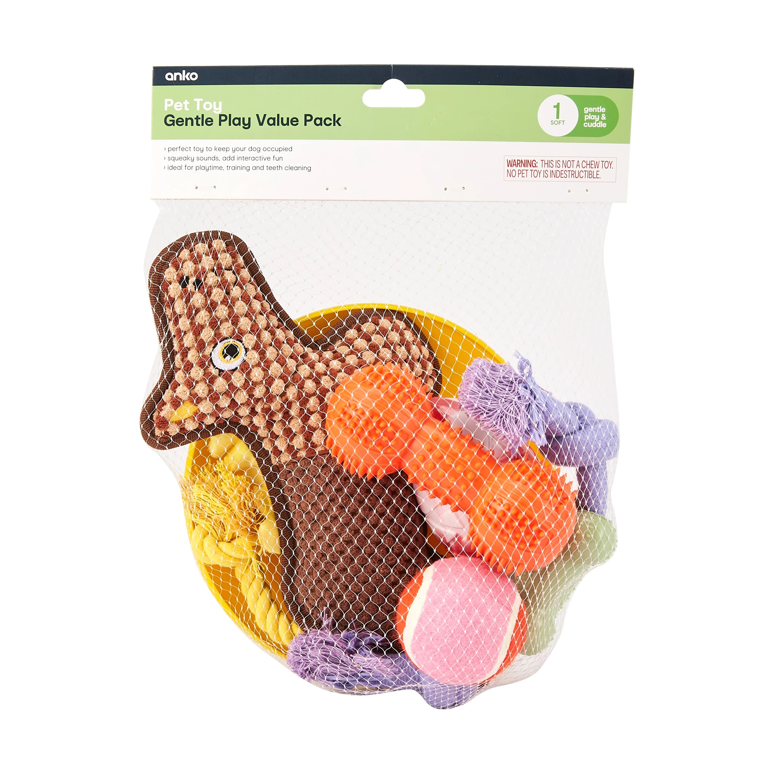 6 Pet Toy Gentle Play Value Pack, 6 of 6