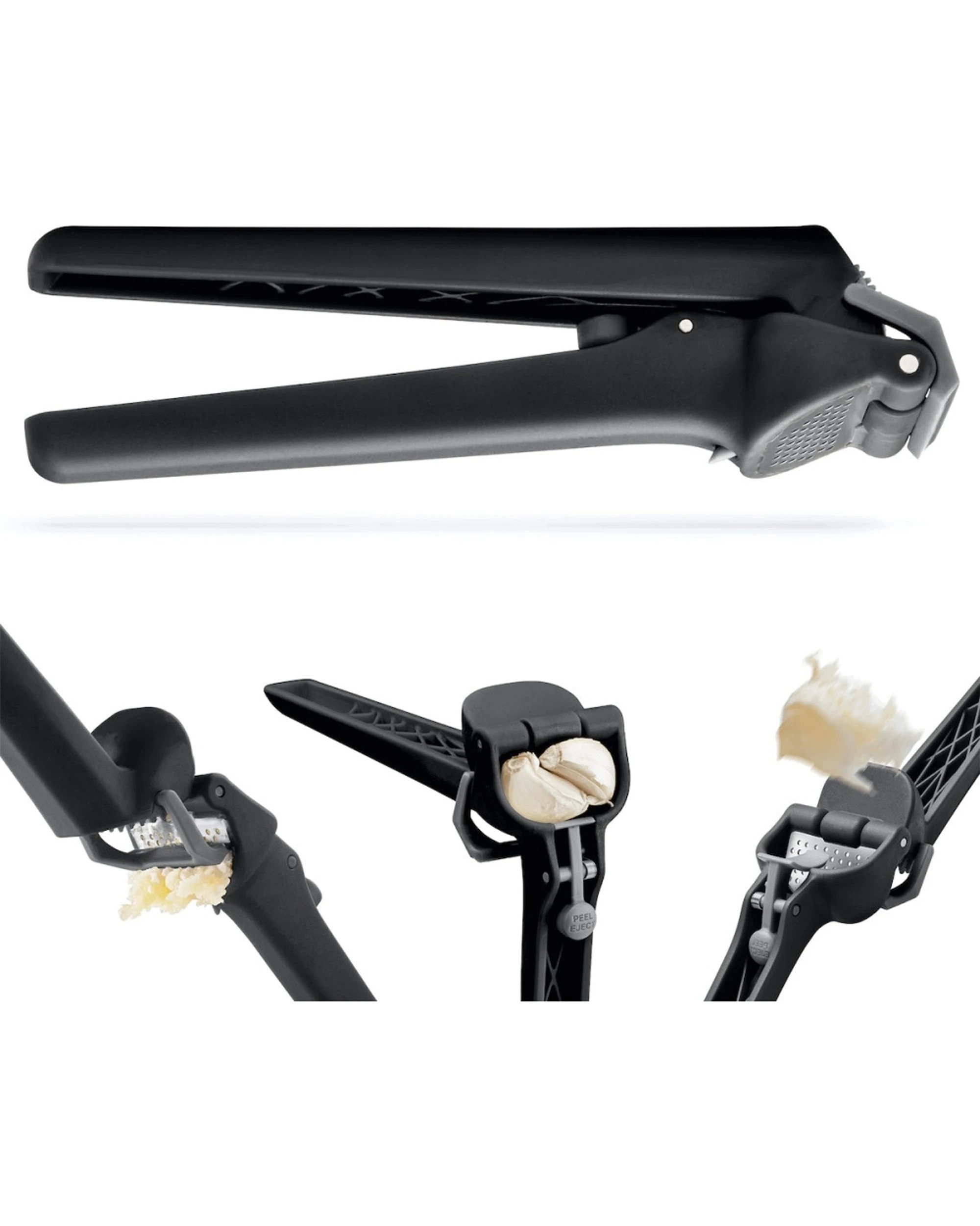 3 Dreamfarm Garject Lite Garlic Press Self Cleaning Dishwasher Safe - Black, 3 of 6