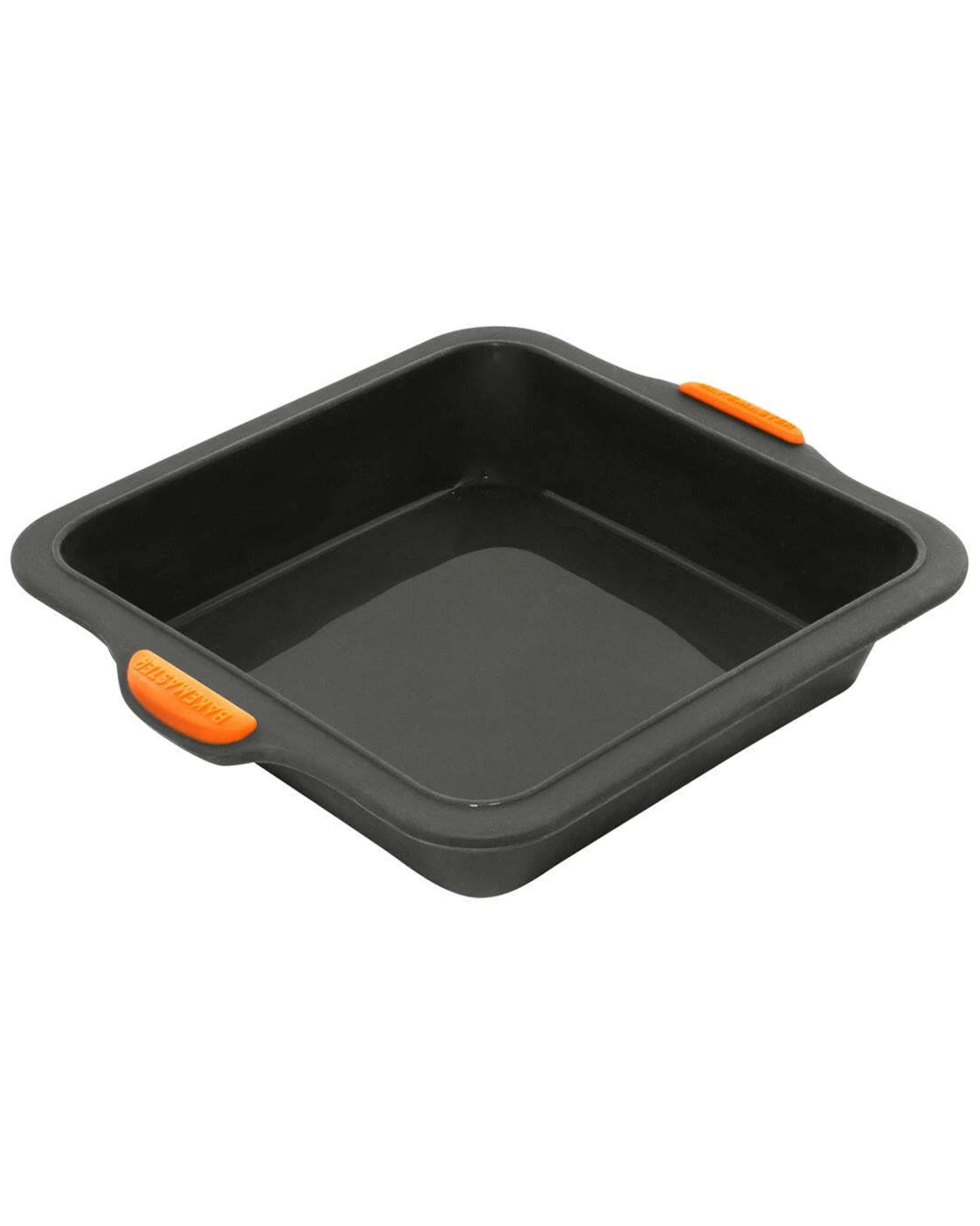 1 Bakemaster Silicone Square Baking Pan 20cm X 5cm Non-stick Dishwasher Safe - Grey, 1 of 3