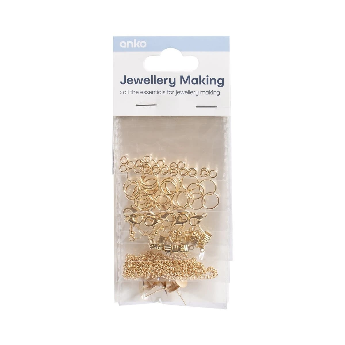 1 Jewellery Making Kit - Gold Look, 1 of 1