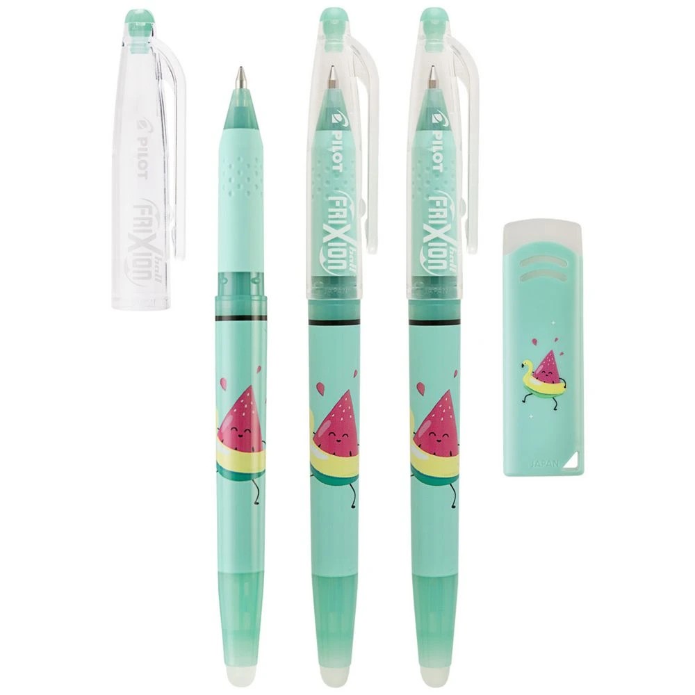 3 PILOT FriXionBall PoolParty Erasable Gel Pen 0.7mm Black 3Pk, 3 of 7