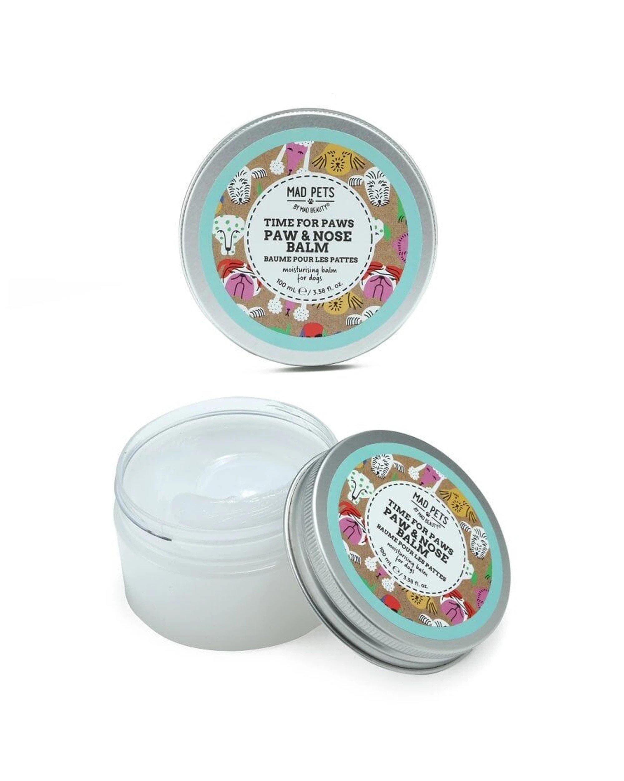 4 Mad Pets Calming Paw and Nose Soothing Balm Oatmeal & Chamomile 4PK 100ml - Multi, 4 of 4