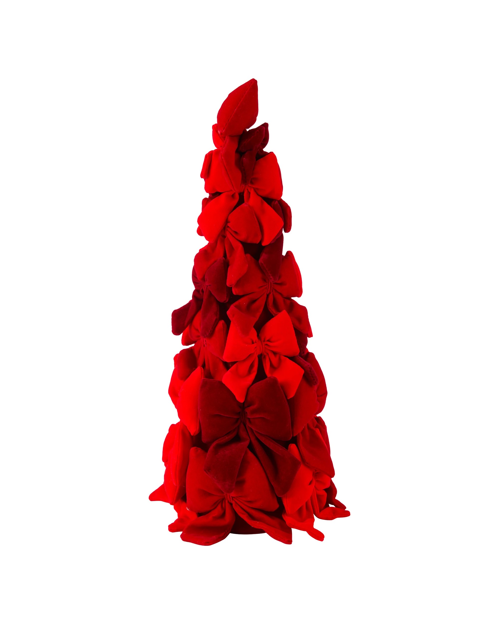 3 Velvet Bow Tabletop Tree, 3 of 5