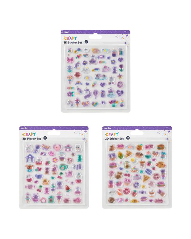 3D Sticker Sheet - Asso