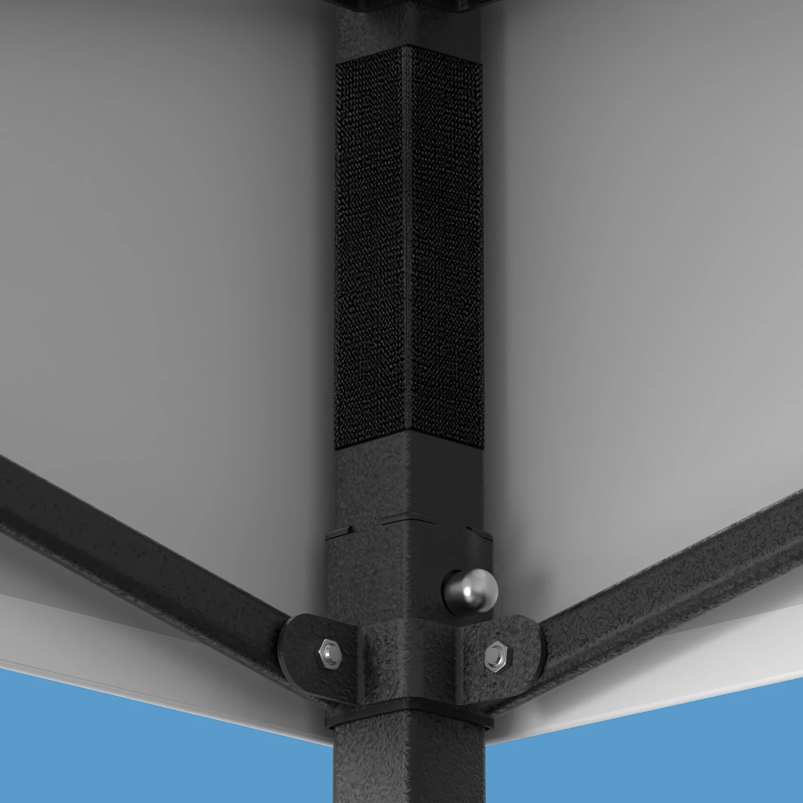 8 Alfordson Gazebo 6x3m Pop Up Marquee 600D Oxford Folding Camping Tent - White, 8 of 10