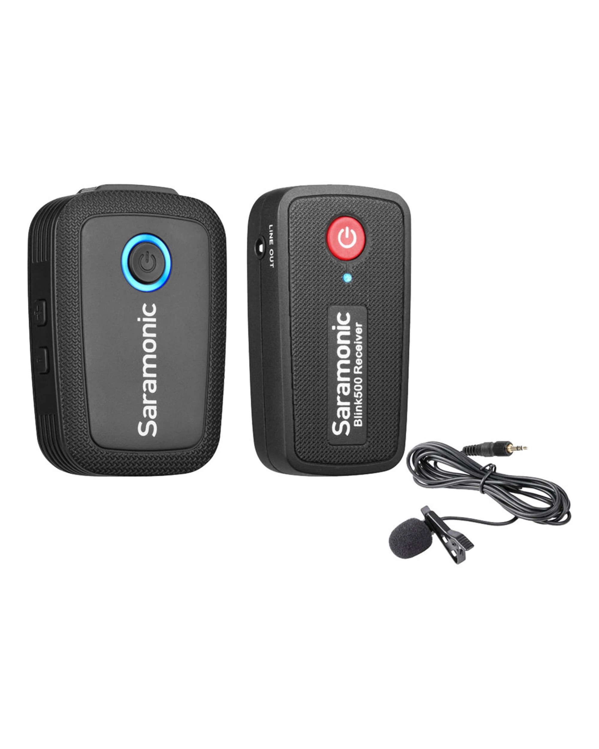 1 Saramonic Blink500 B1 Digital Camera-Mount Wireless Omni Lavalier Microphone System (RX+TX) - Black, 1 of 5