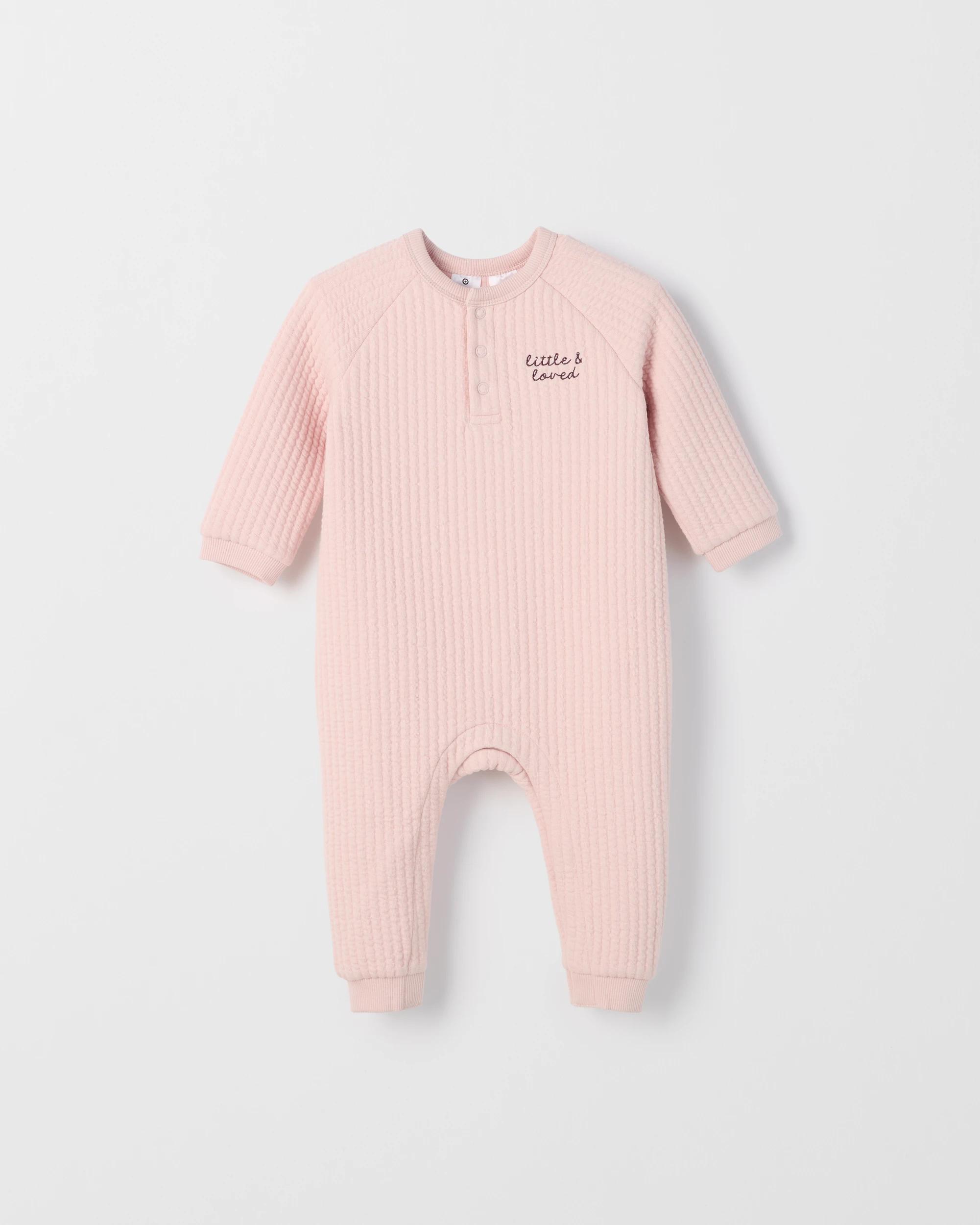 3 Target Baby Quilted Romper PETIT AMOUR LOTUS, 3 of 6