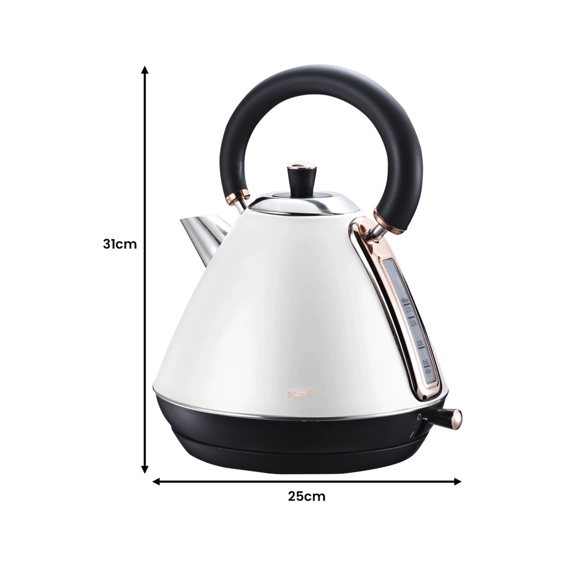 6 Pronti Toaster, Kettle And Coffee Machine Breakfast Set - White, 6 of 10