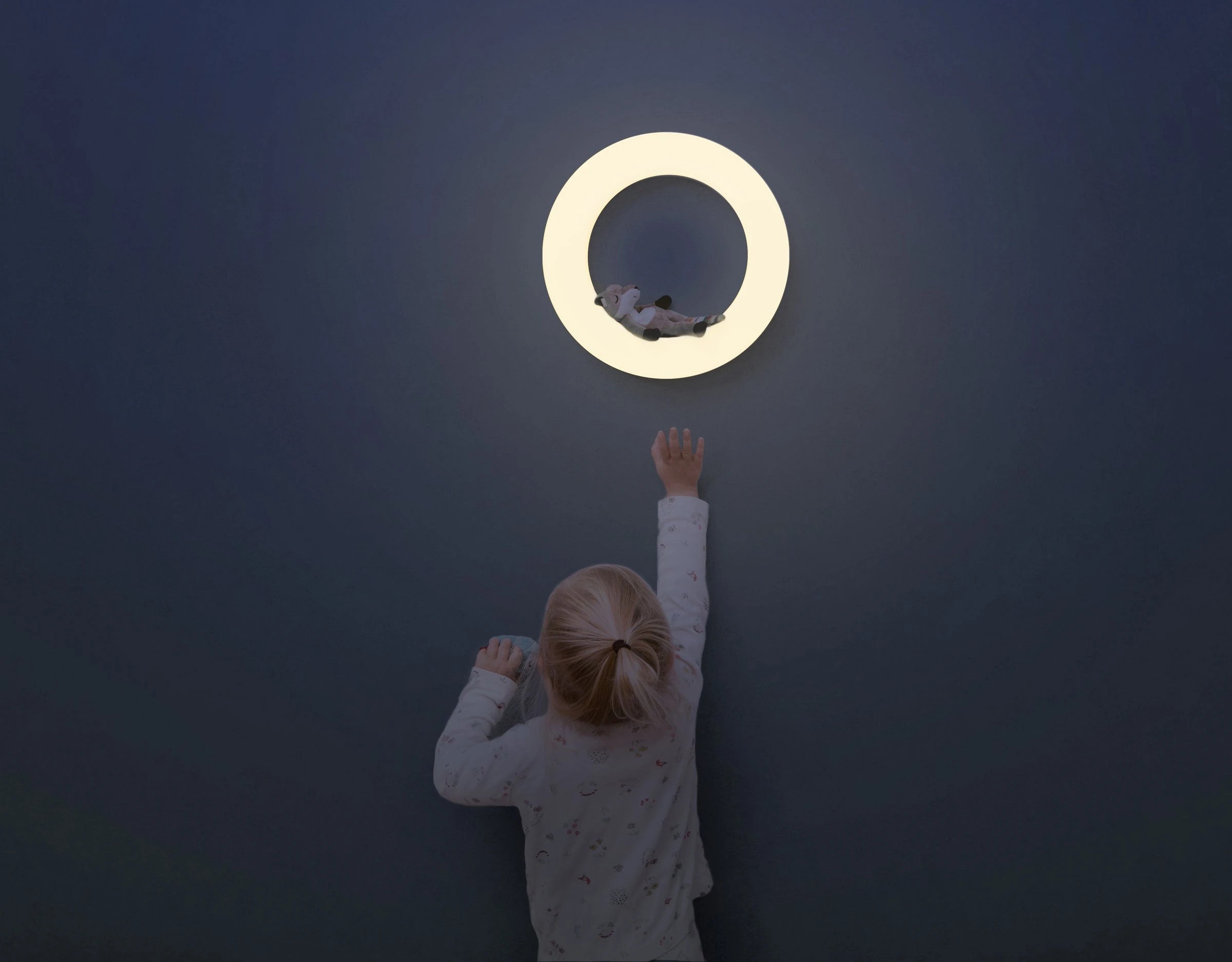 4 ZAZU Nightlight - Wall Light With 3 Soft Toys, 4 of 5