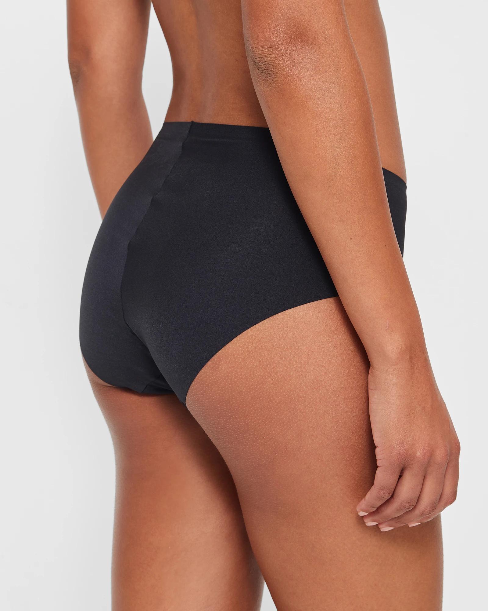 4 Target Womens Bonded No Show Midi Briefs 2 Pack BLACK, 4 of 4