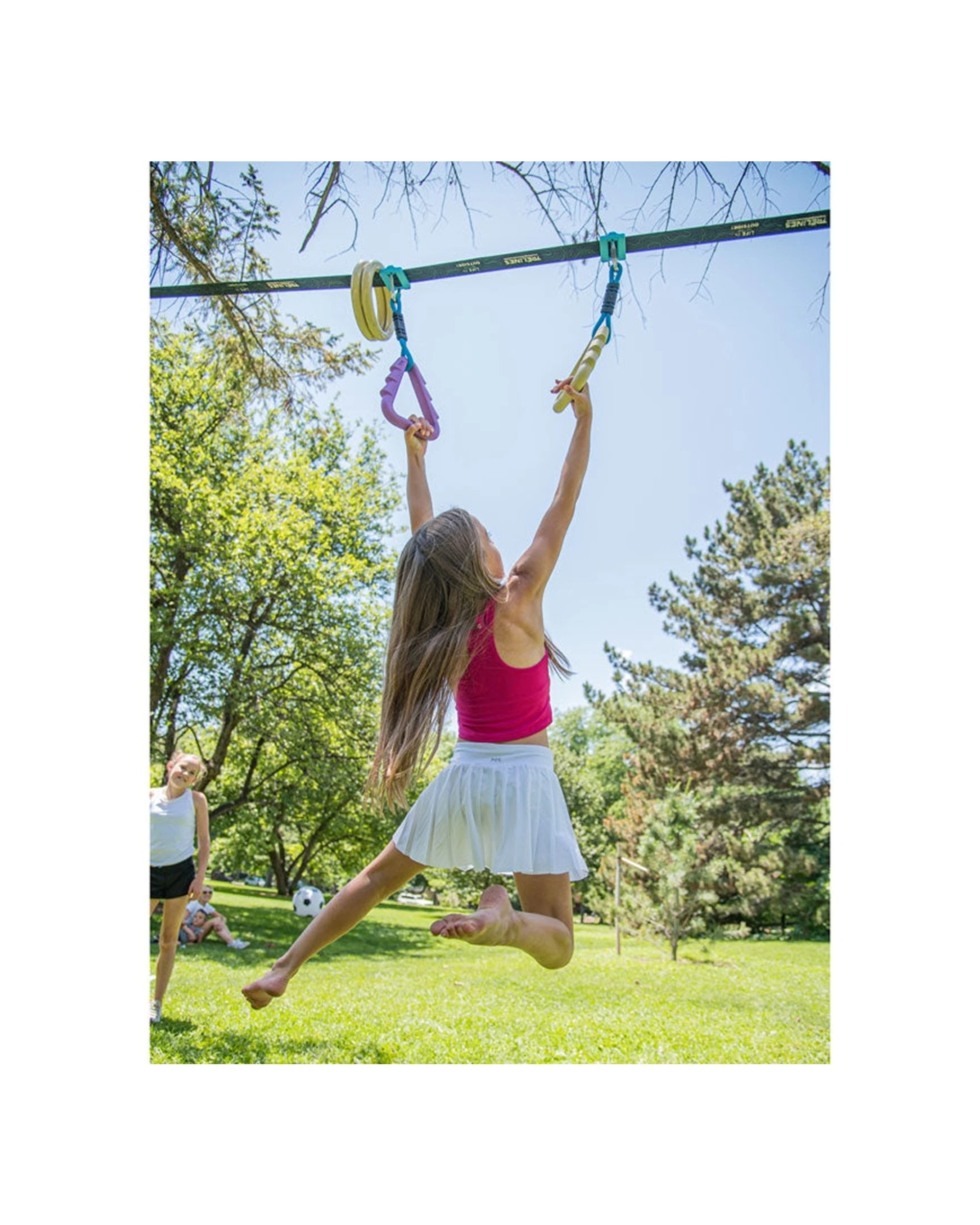 4 Trelines Ninja Adventure Kit Complete Obstacle Course Set 10.9m Outdoor Toy - Multi, 4 of 6