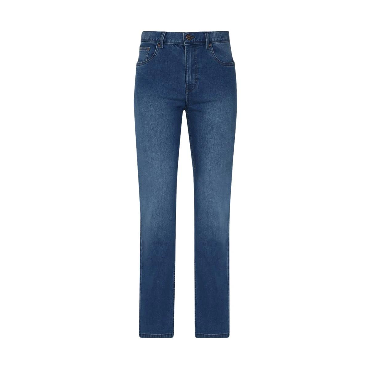 6 Straight Stretch Jeans Mid Wash, 6 of 6