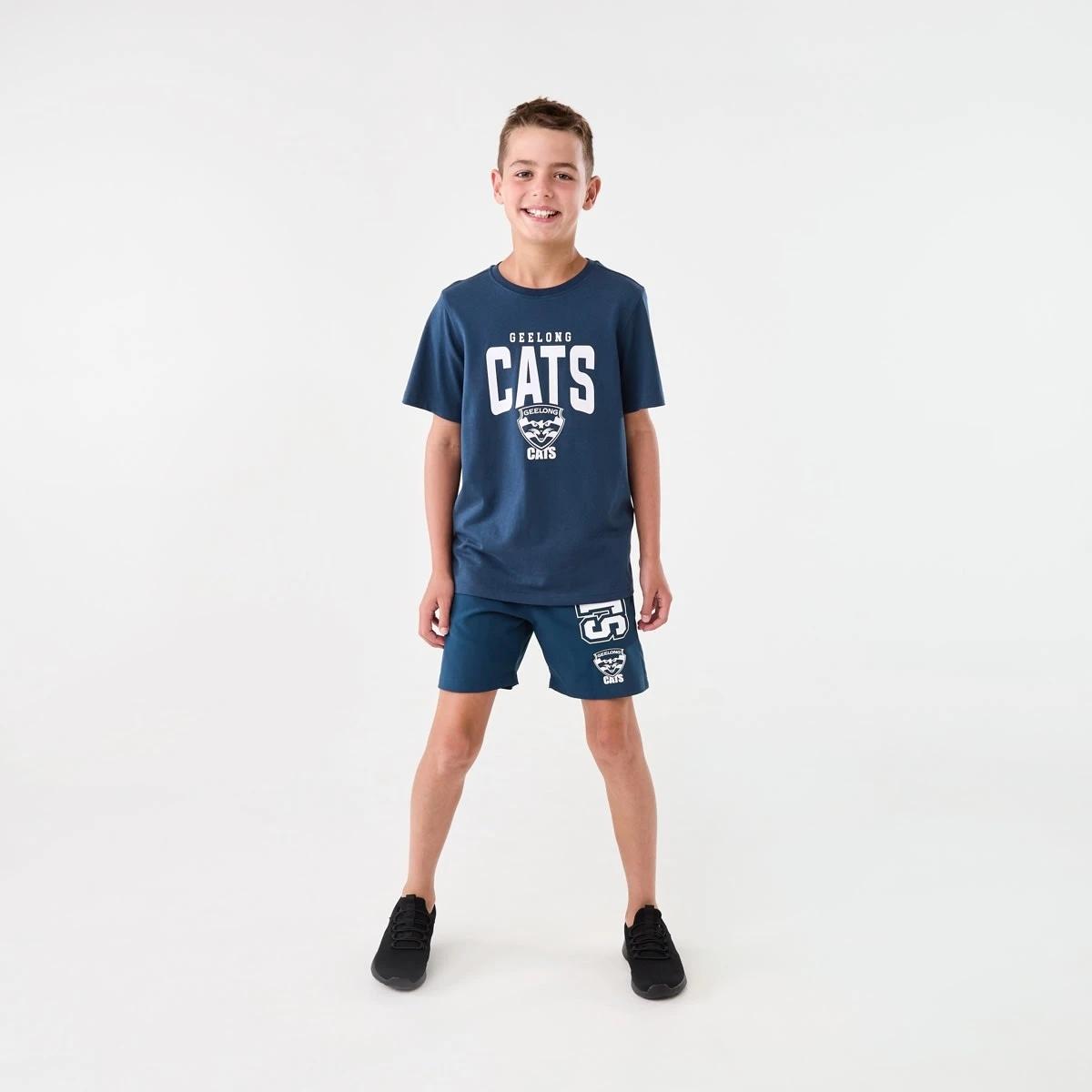 5 Official AFL Kids Shorts Geelong, 5 of 8