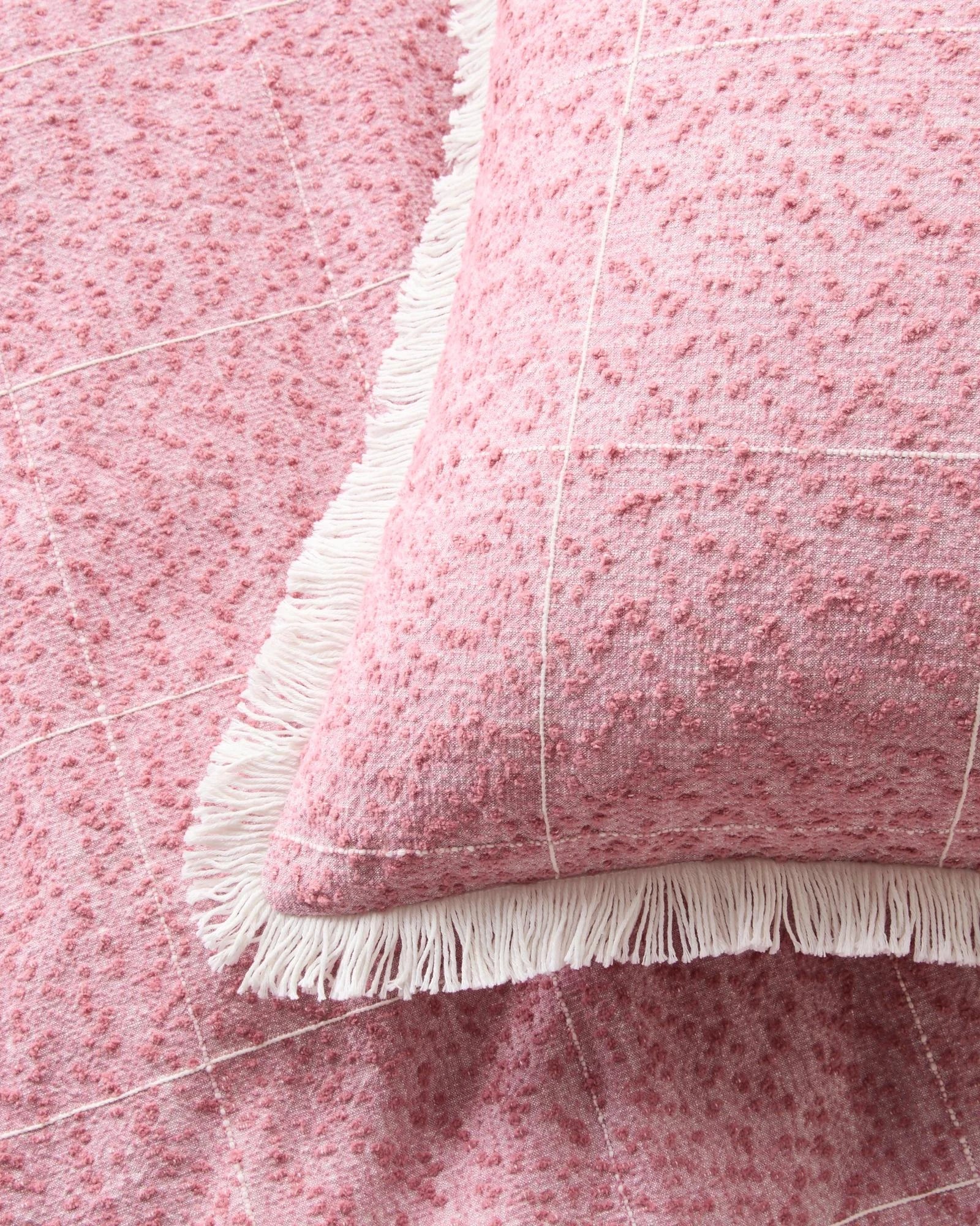 3 Target Alexis Boucle with Fringe Quilt Cover Set - King Bed - Pink, 3 of 3