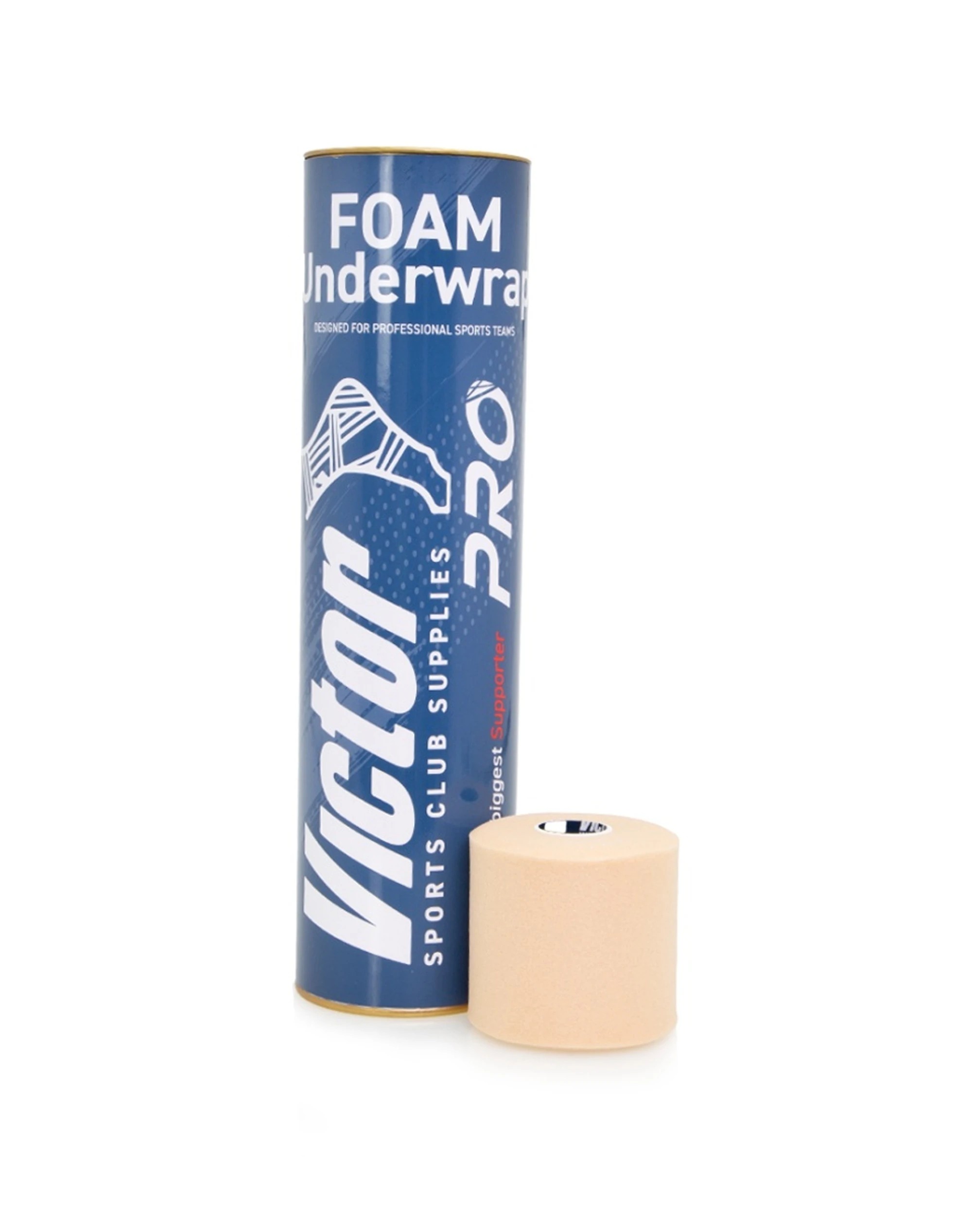 2 Victor Sports 4pc Pro Foam Non-Adhesive Underwrap Rolls Set 75mmx27m - Beige, 2 of 2