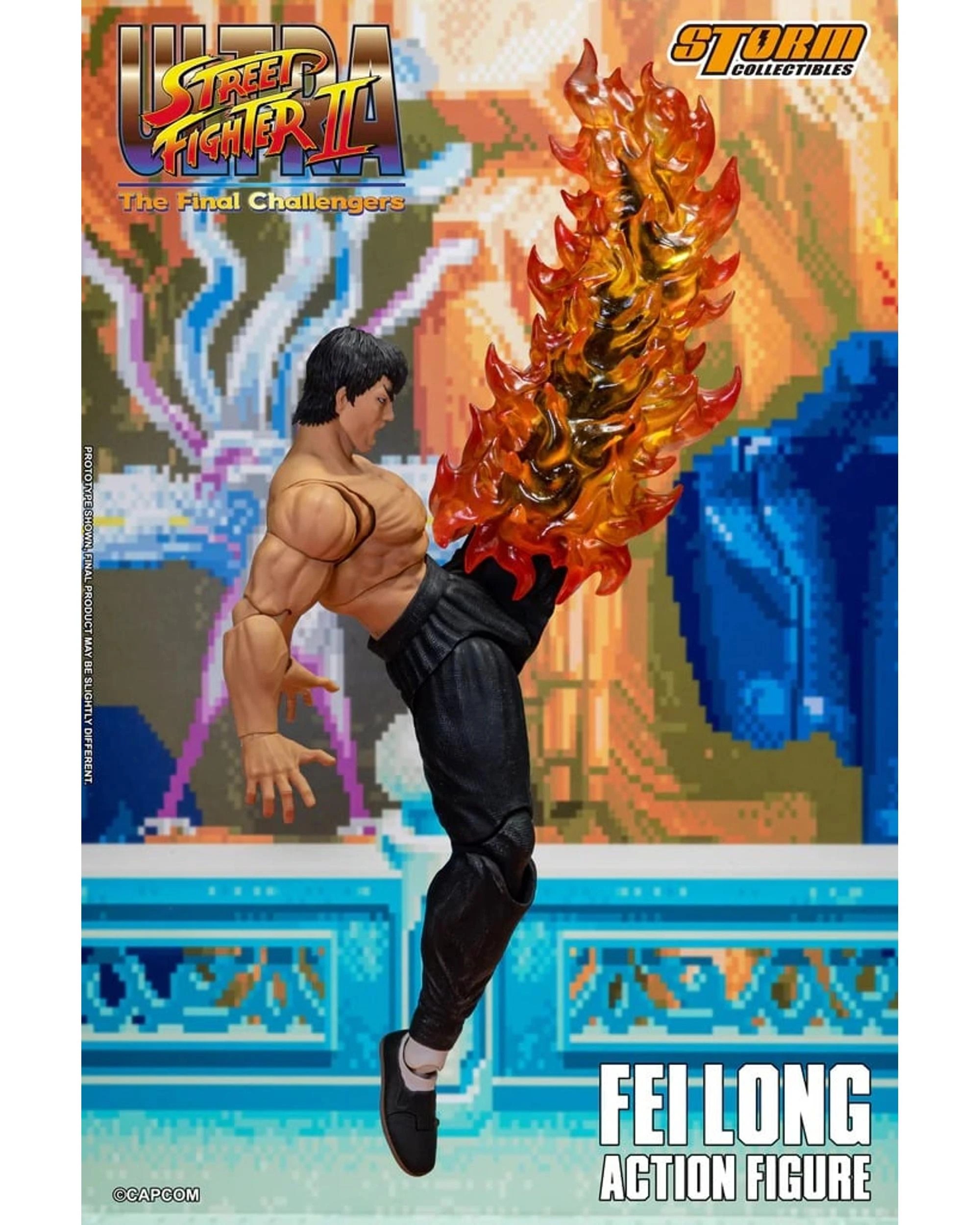 6 Ultra Street Fighter II The New Challengers Fei Long Action Figure, 6 of 10