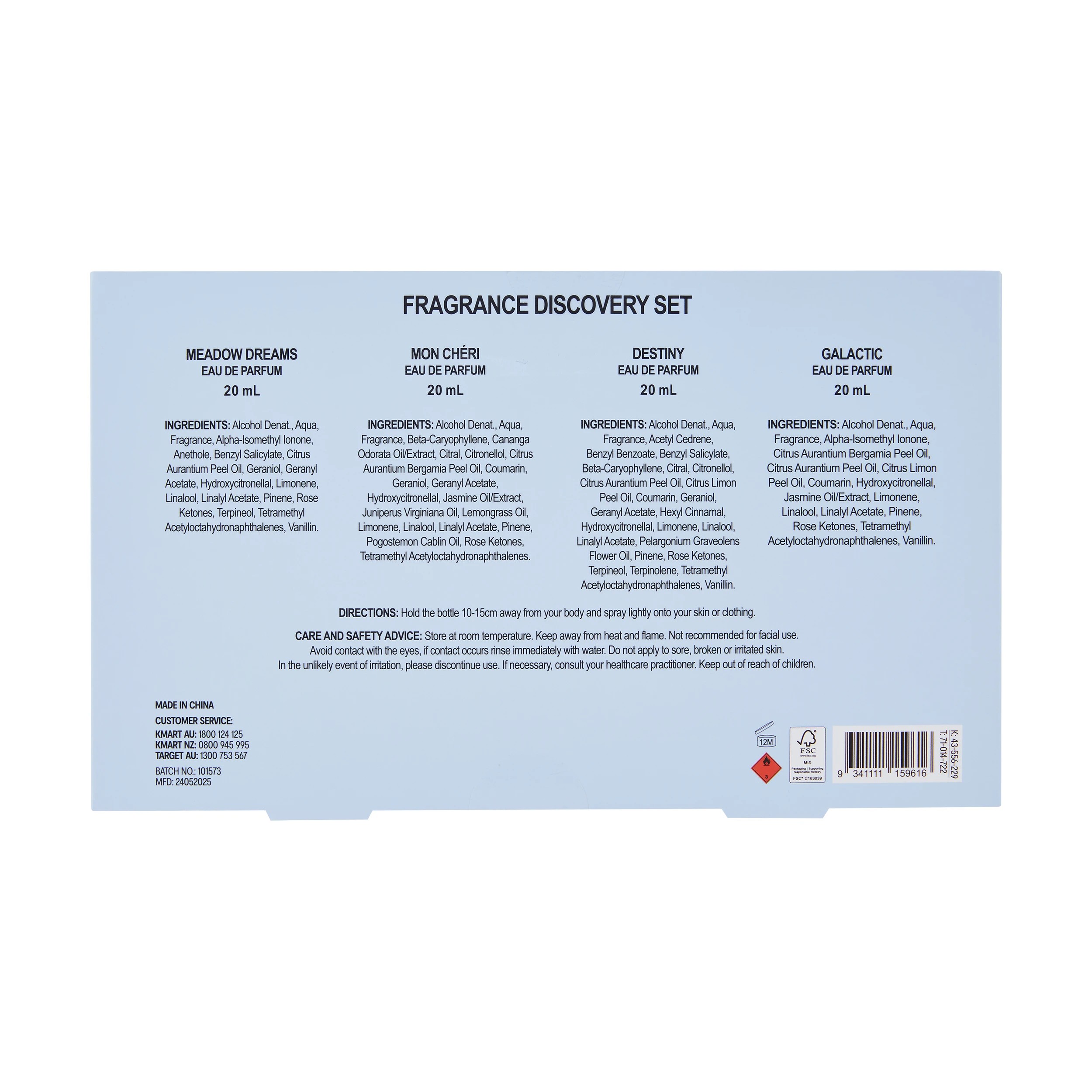 7 OXX Fragrance 4 Pack Eau De Parfum Fragrance Discovery Set, 7 of 7