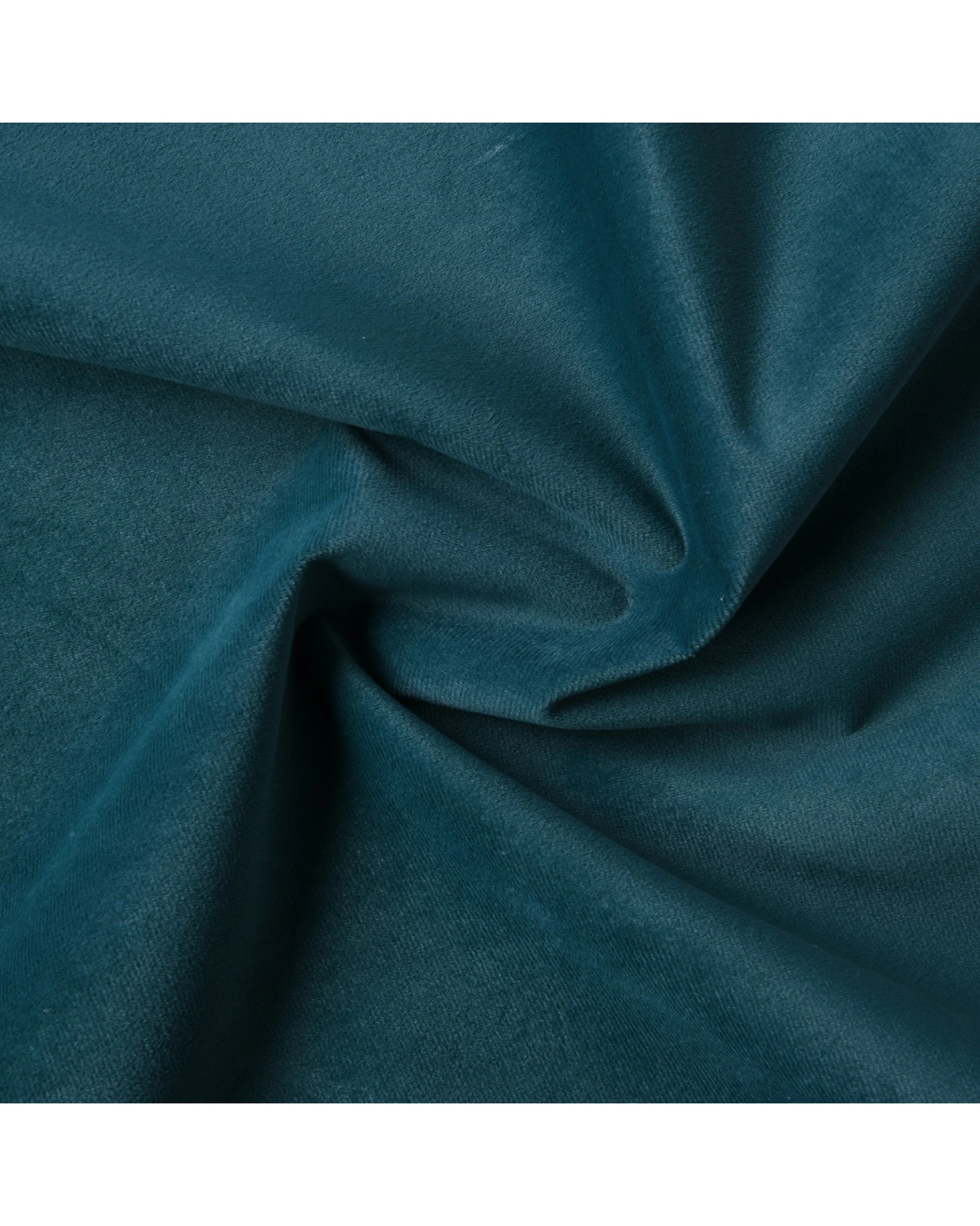 5 Cadence & Co. Byron Matte Velvet 100% Blockout Eyelet Curtain Twin Pack 225x223cm - Deep Teal, 5 of 5