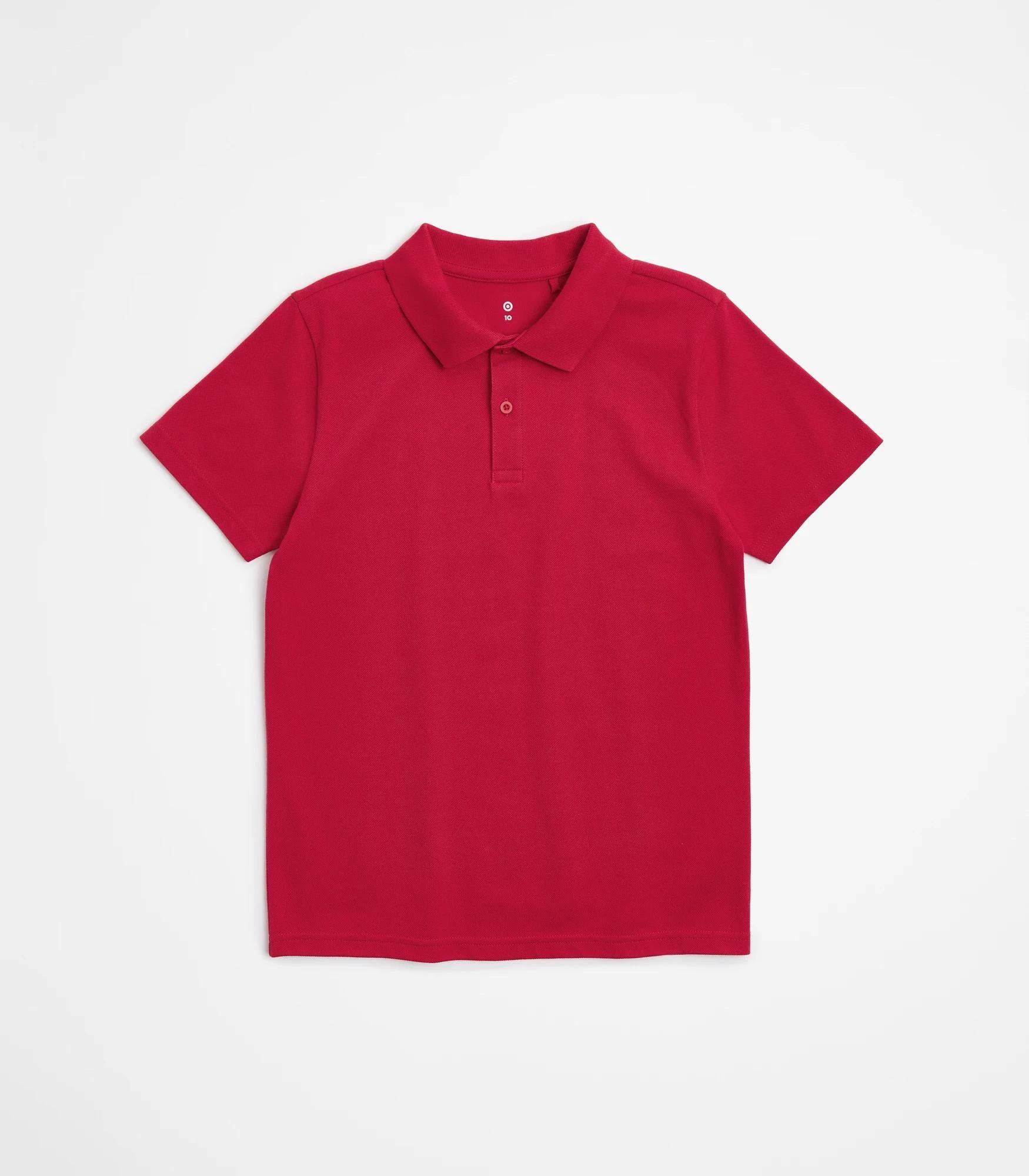 1 Target School Polo T-shirt RED, 1 of 7
