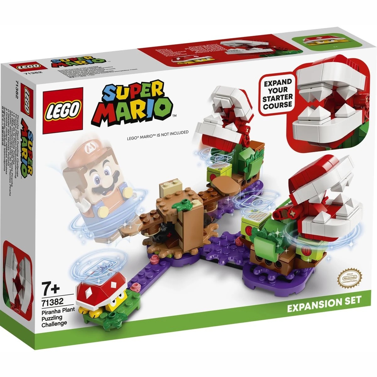 1 LEGO Super Mario Piranha Plant Puzzling Challenge Expansion Set 71382, 1 of 9