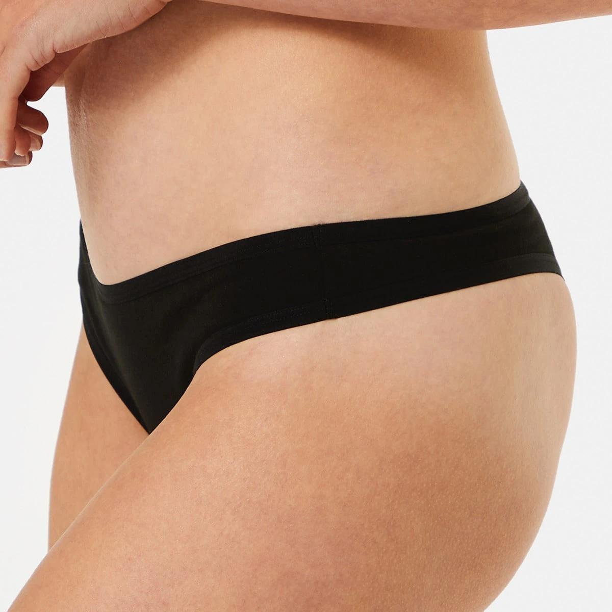 5 5 Pack G-String Briefs BLACK, 5 of 6