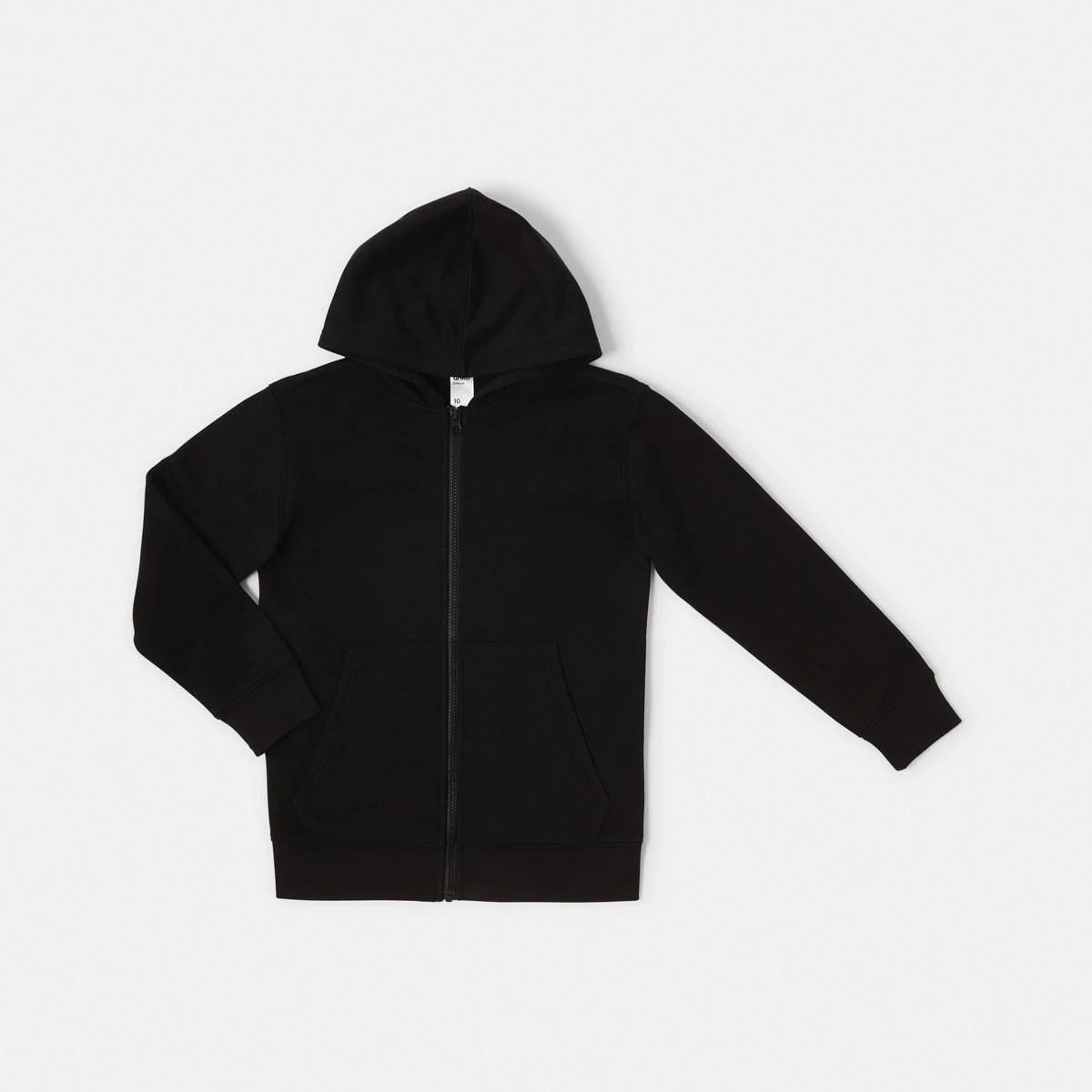 9 Zip Through Hoodie Black, 9 of 10
