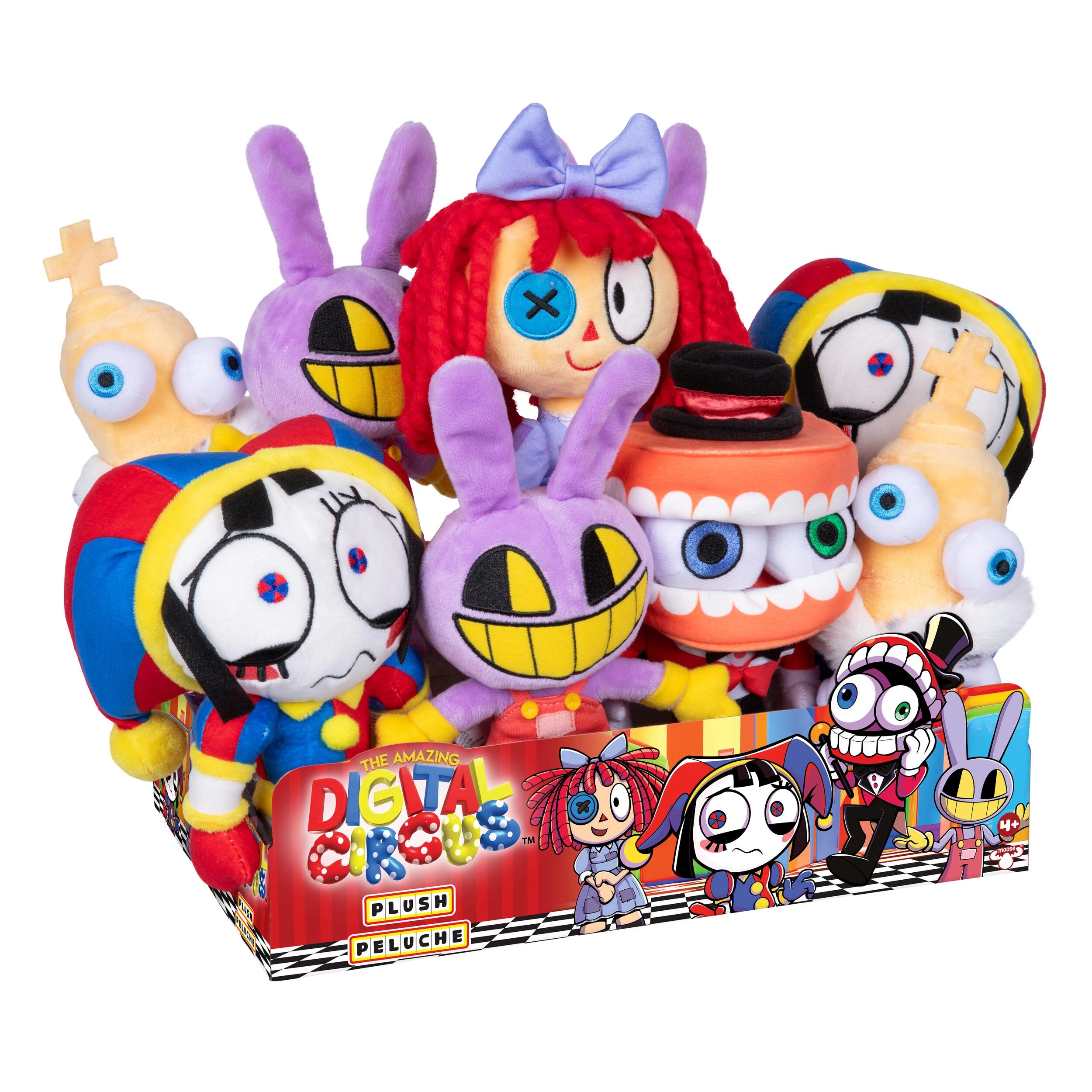 7 Moose Toys The Amazing Digital Circus Deluxe Plush - Assorted - Multi, 7 of 7