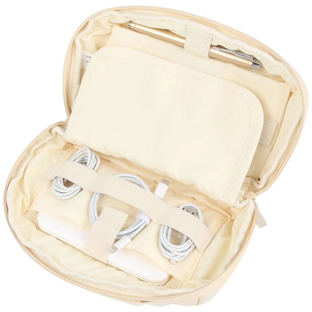 5 J.Burrows Tech/Cable Organiser Large Beige, 5 of 8