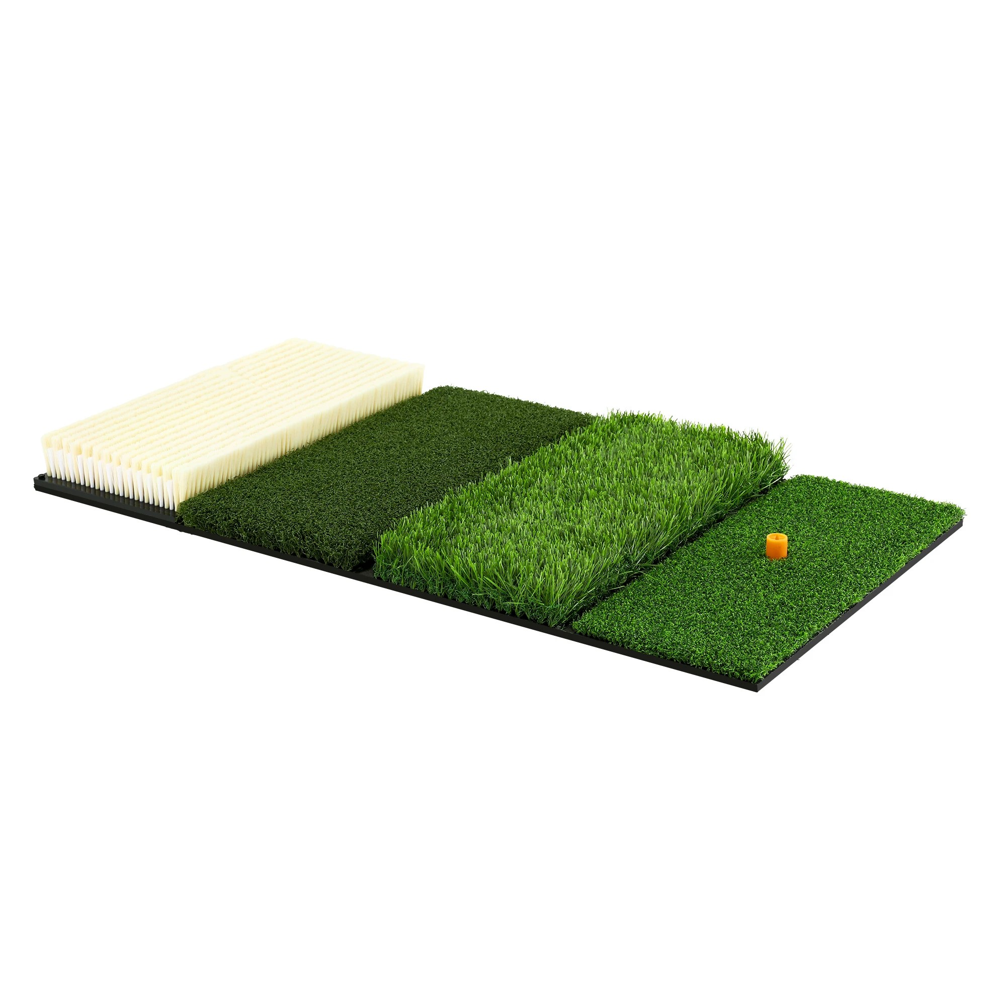 3 Everfit Golf Hitting Mat Practice Turf 4 in 1 Foldable Training Aid Backyard - Green, 3 of 8
