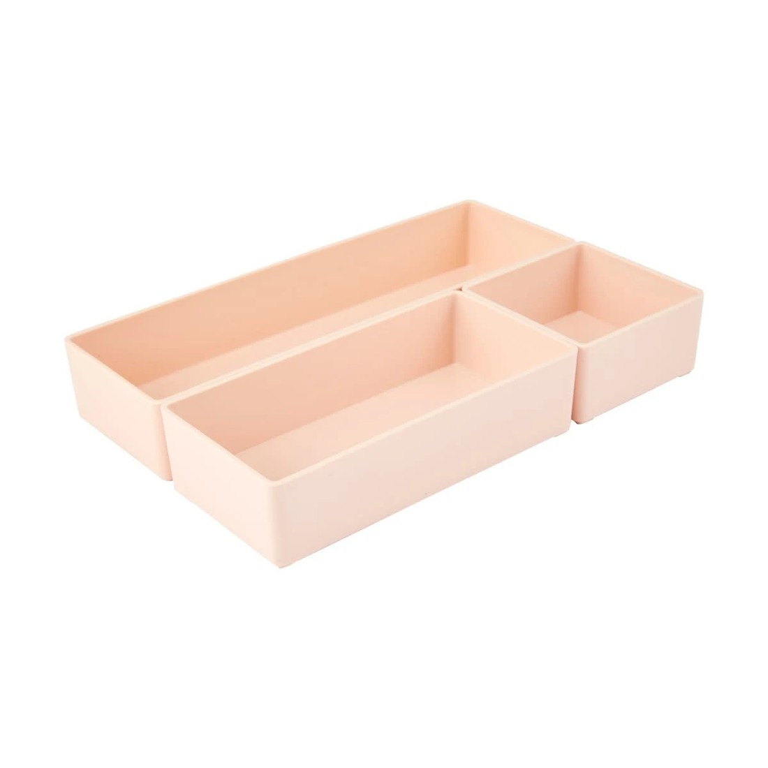 4 3 Piece Desk Storage Set - Blush, 4 of 7
