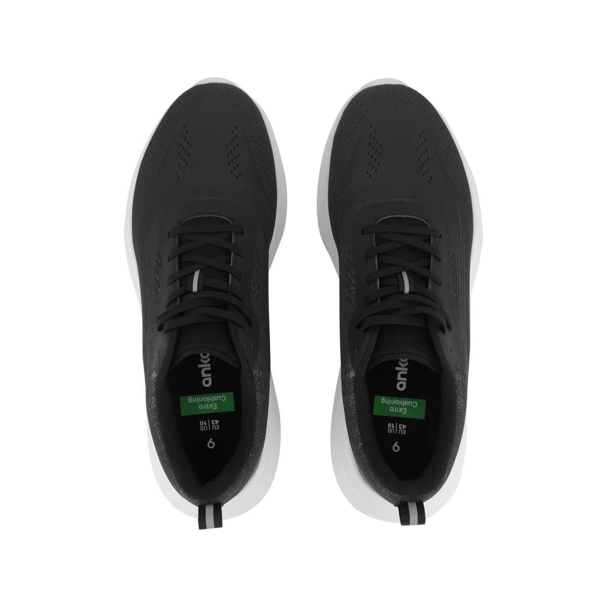 3 Active Mens Detailed Runner Shoes CHAR GREY, 3 of 6