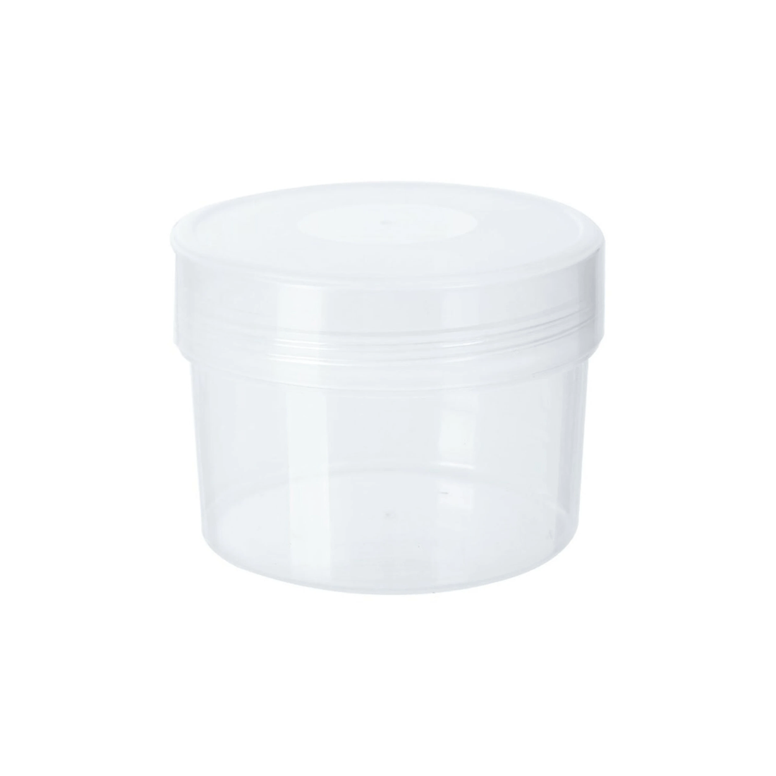 2 Lemon & Lime 1l Keep Fresh Round Plastic Stackable Food Storer Snacks Container
 - Clear, 2 of 3