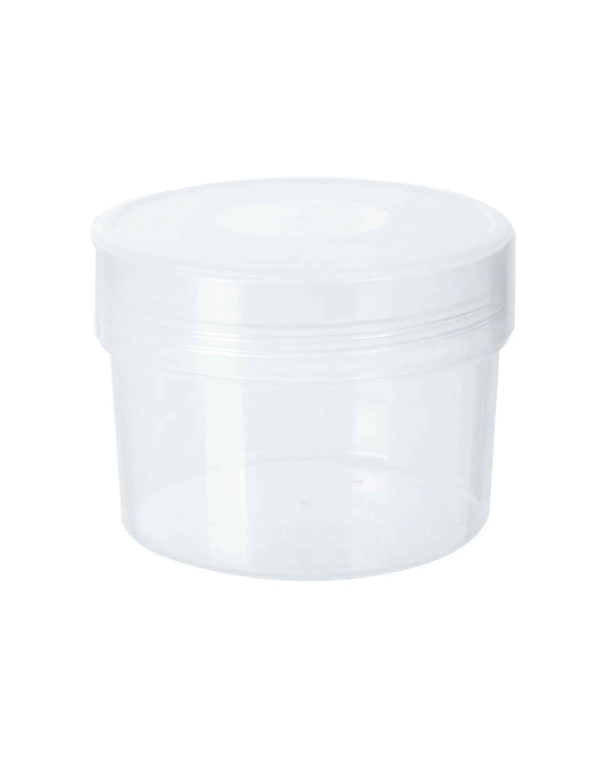 2 Lemon & Lime 1l Keep Fresh Round Plastic Stackable Food Storer Snacks Container
 - Clear, 2 of 3