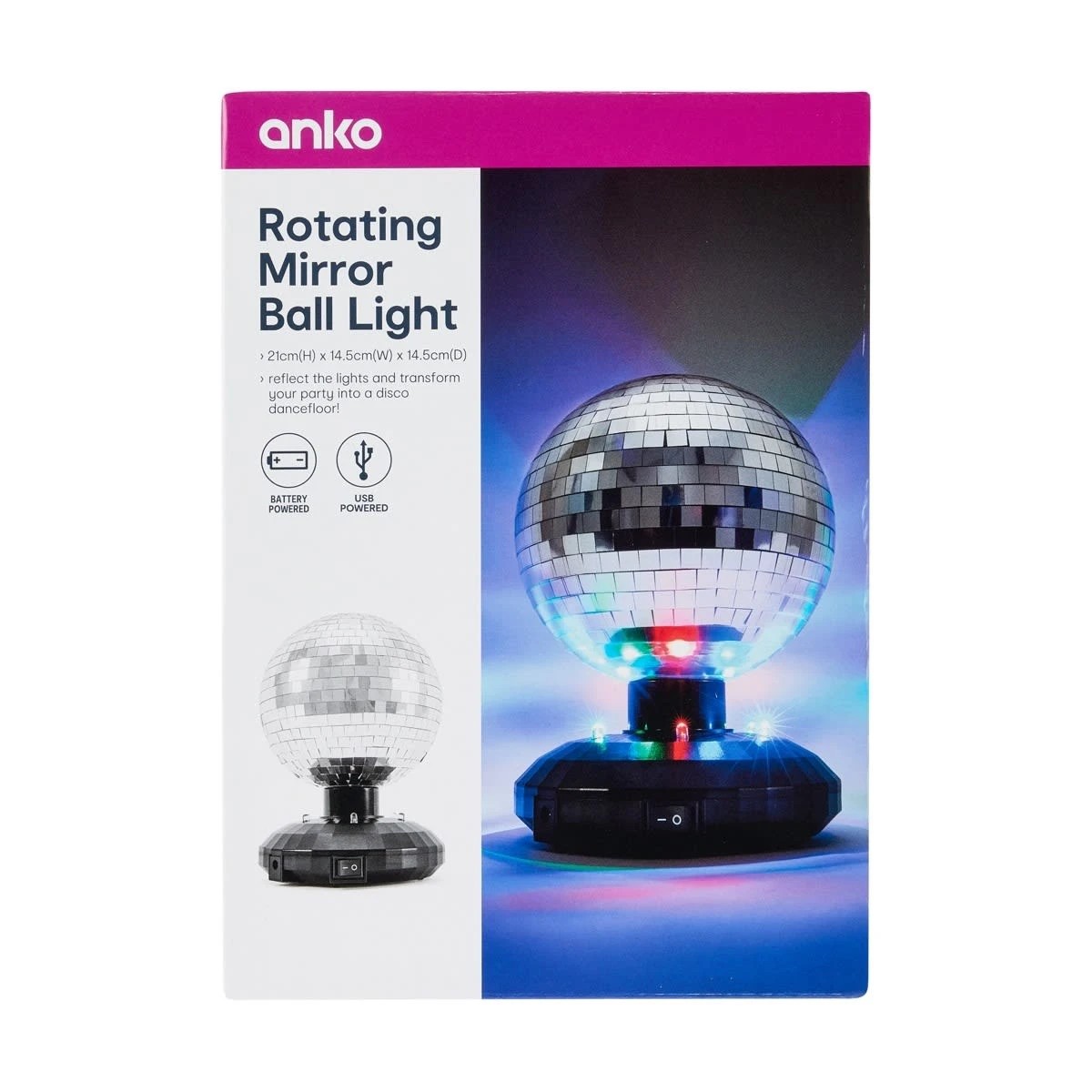 10 Rotating Mirror Ball Light, 10 of 10