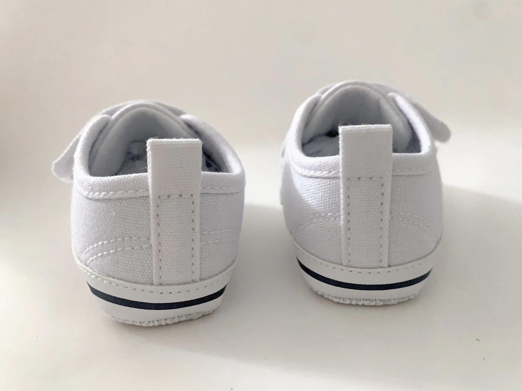 4 Snugtime Navy Velcro Sneaker Size 2 BEIGE, 4 of 4