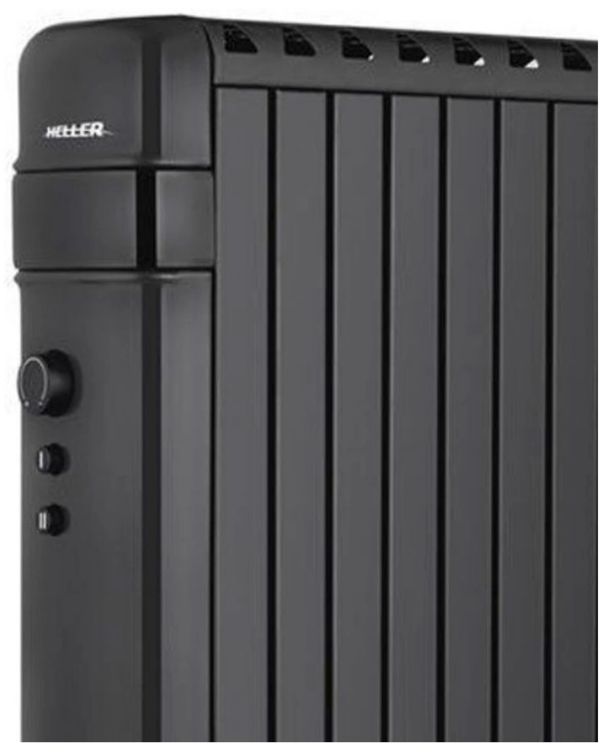 3 Heller Column Heater 2000W Thermostat Control Overheat Protection Castors
 - black, 3 of 3