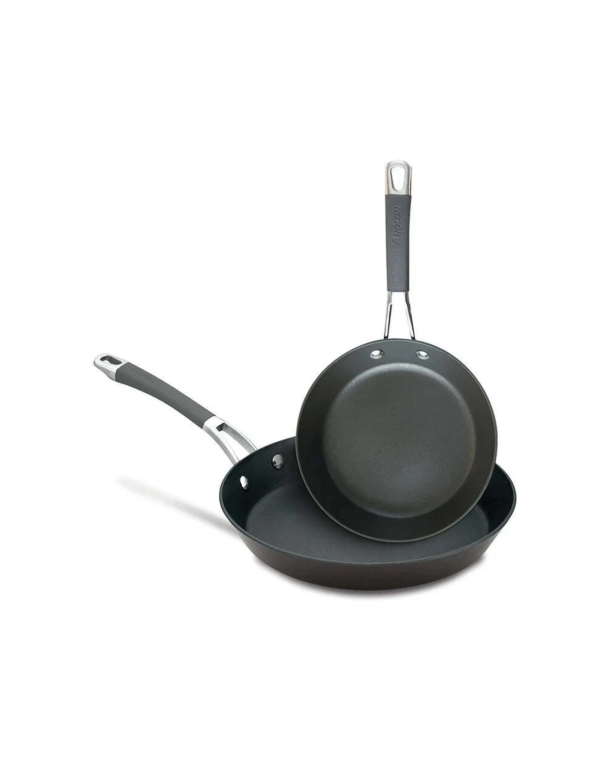 2 Anolon Endurance+ 2pc 20 26cm Open French Skillet Round Set Non Stick - Black, 2 of 4
