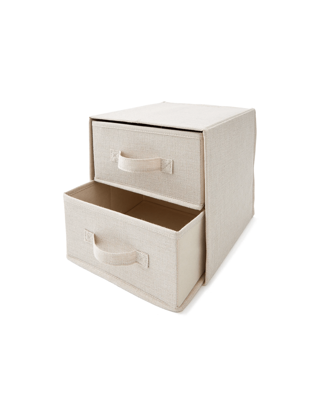 4 Linen Look Drawer Set - Beige, 4 of 9