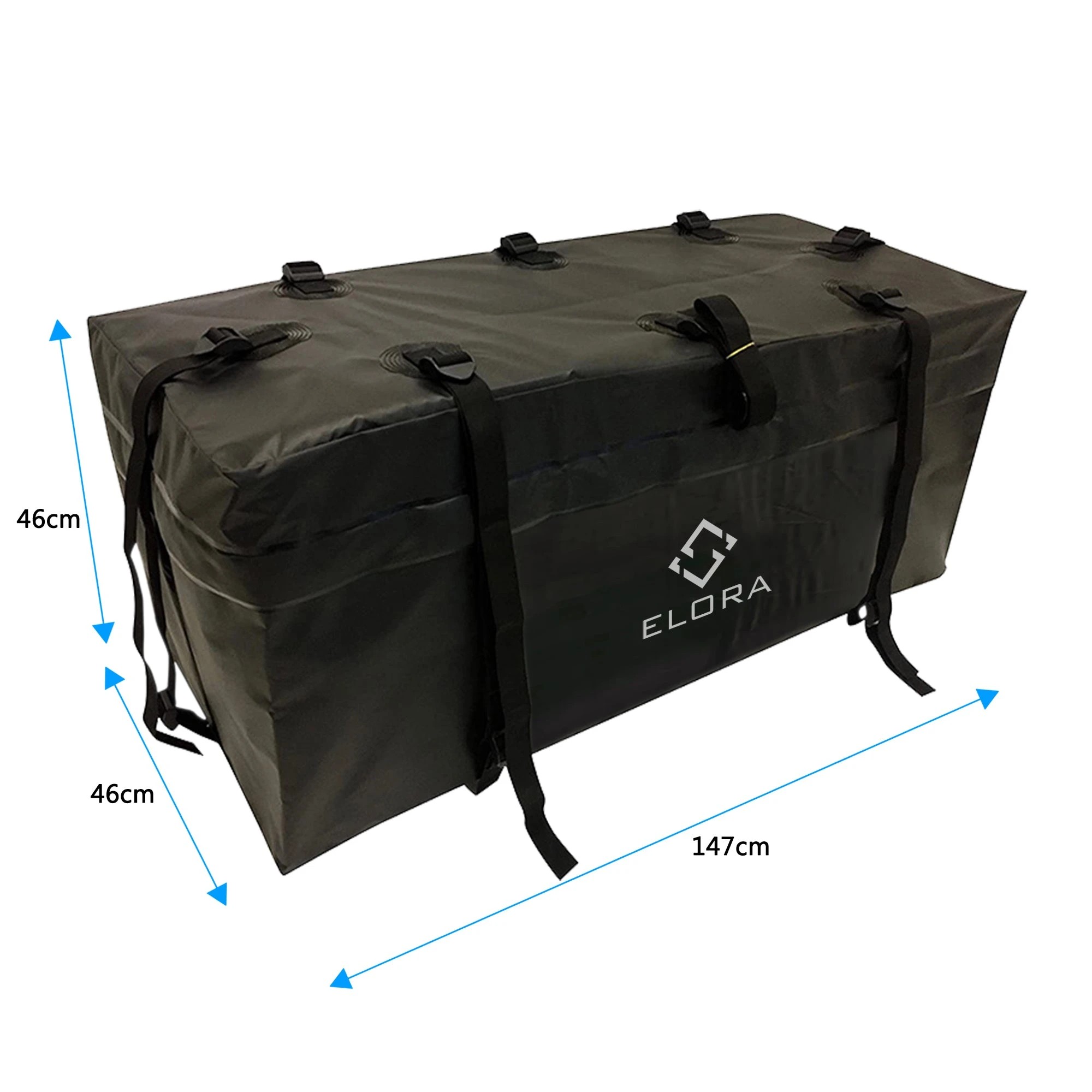 3 Elora Car Roof Rack Cargo Luggage Travel Bag Extra Storage Weatherresistant, 3 of 8