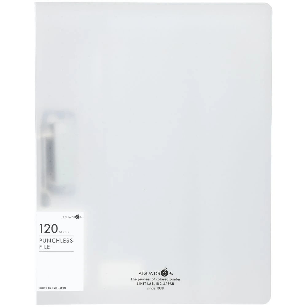 2 Aqua Drops A4 Punchless File Clear, 2 of 5