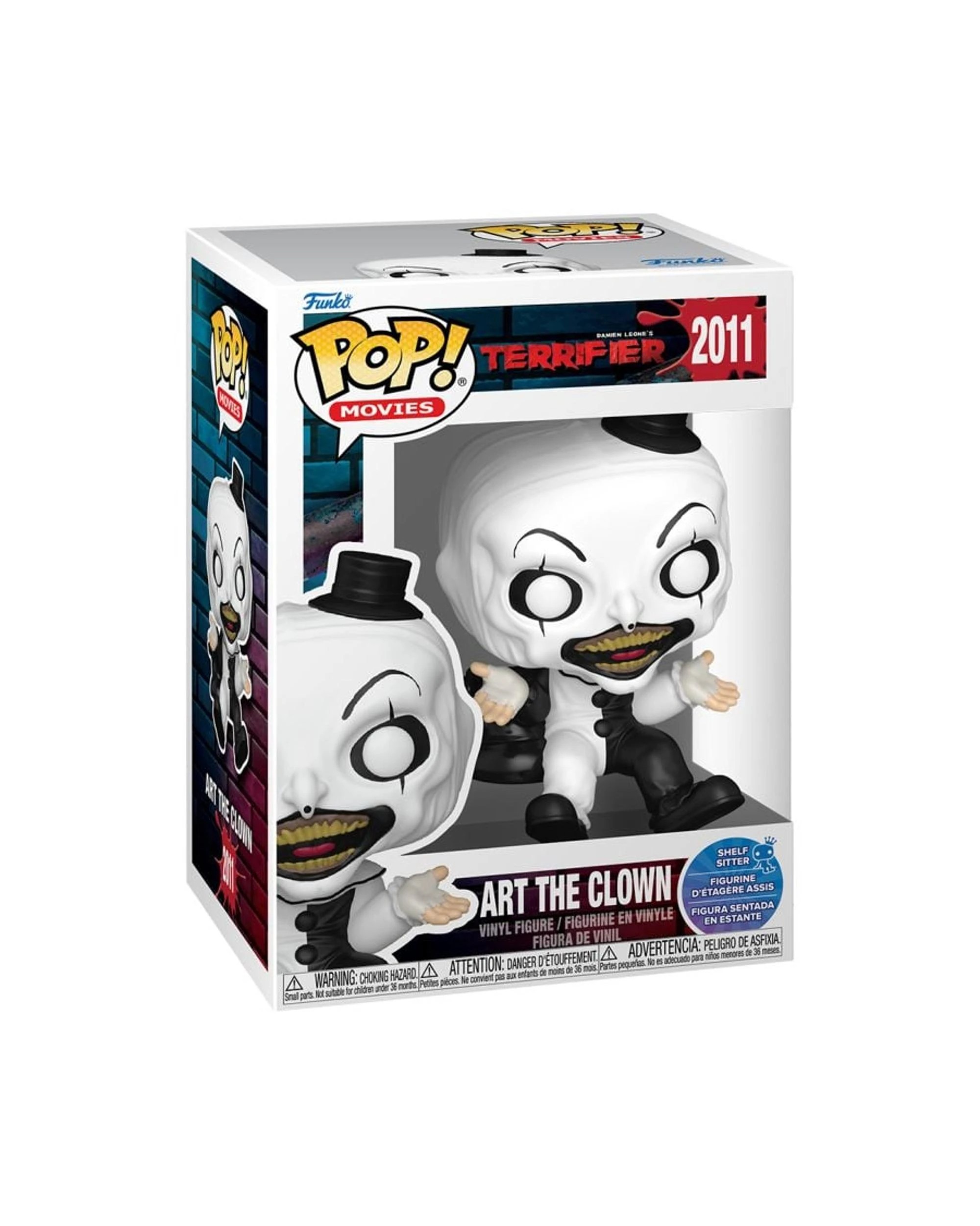 3 Terrifier Art the Clown Shelf Sitter Funko POP! Vinyl, 3 of 3