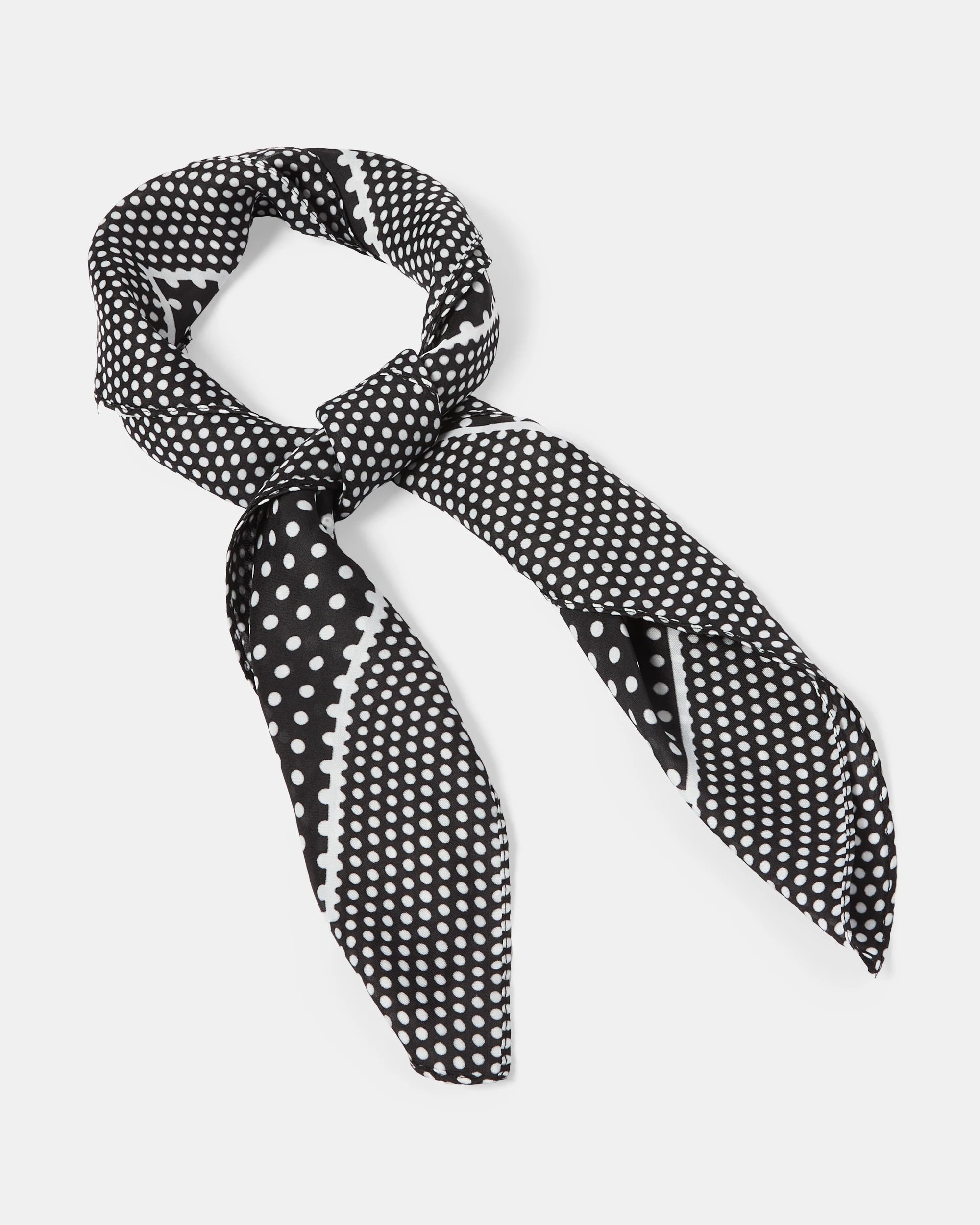 1 Polka Dot Hair Scarf, 1 of 3